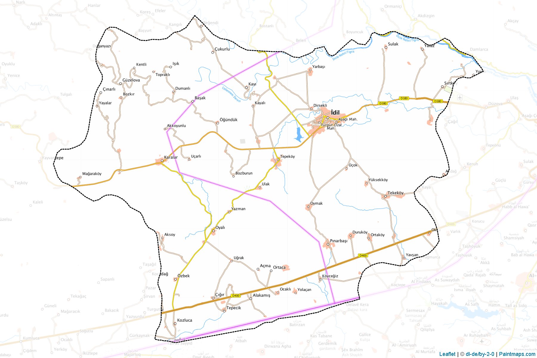 İdil (Sirnak) Map Cropping Samples-1