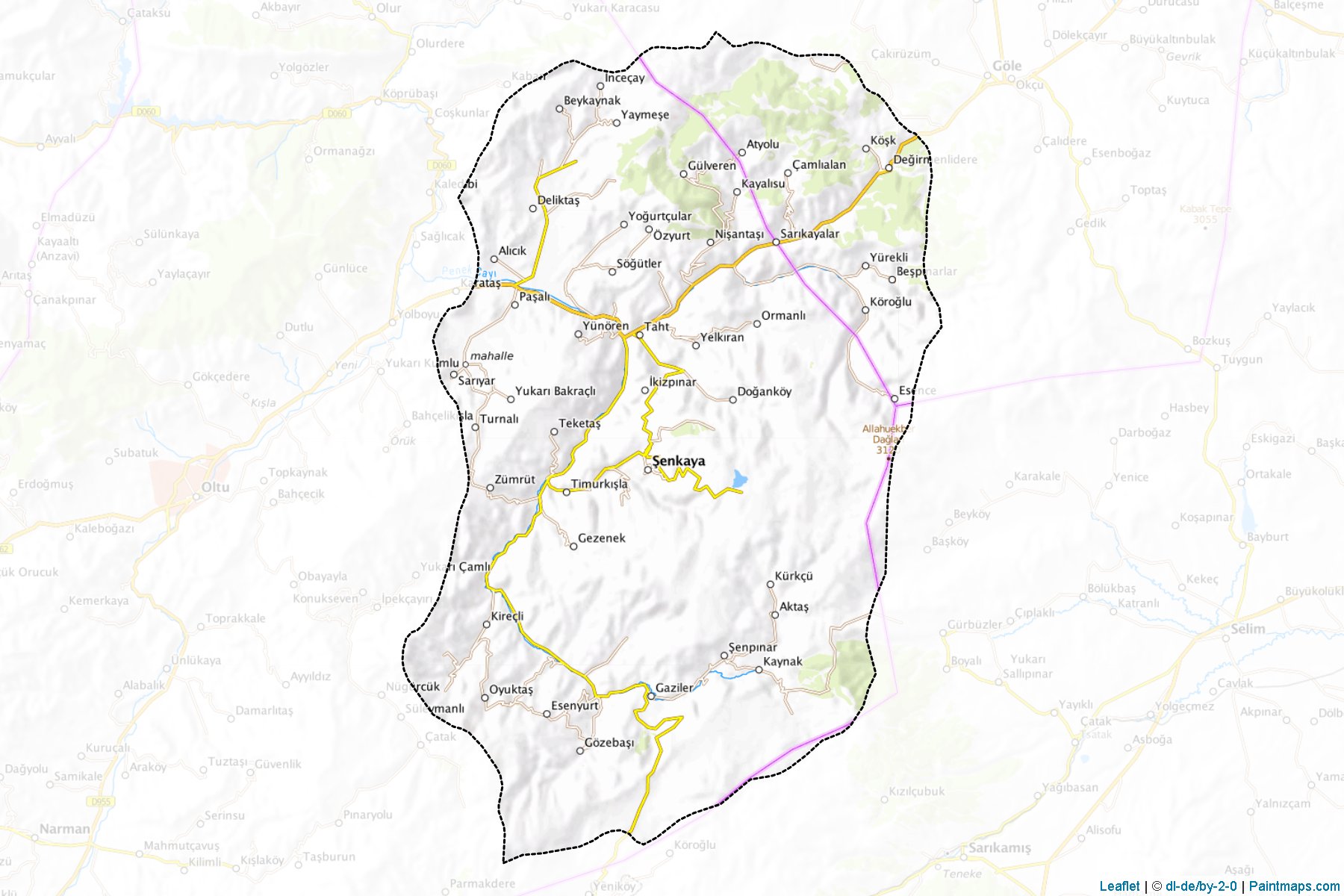 Senkaya (Erzurum) Map Cropping Samples-1