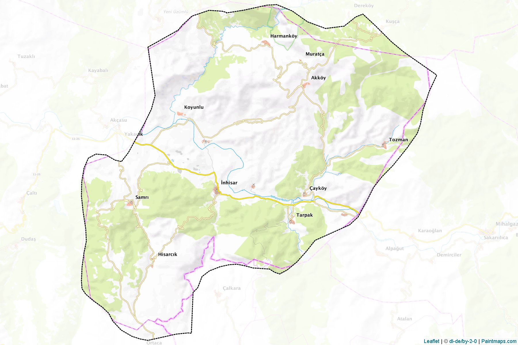 Inhisar (Bilecik) Map Cropping Samples-1