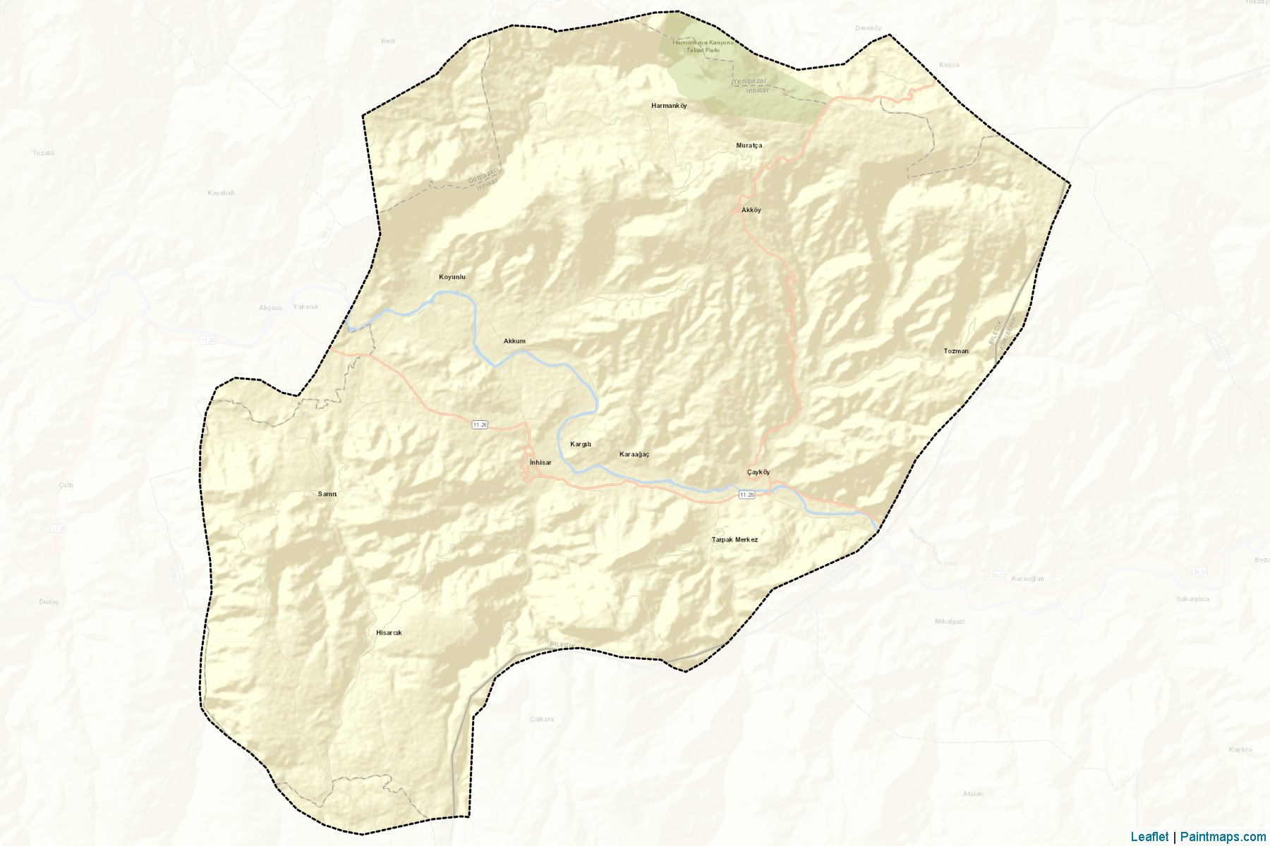 Inhisar (Bilecik) Map Cropping Samples-2