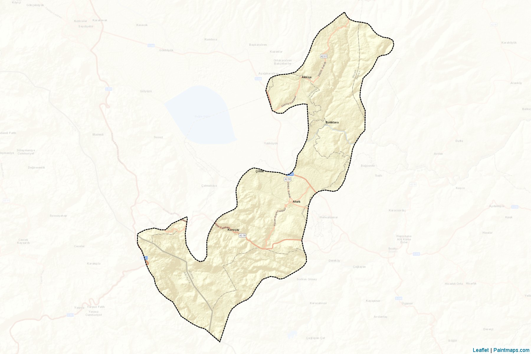 Ahirli (Konya) Map Cropping Samples-2