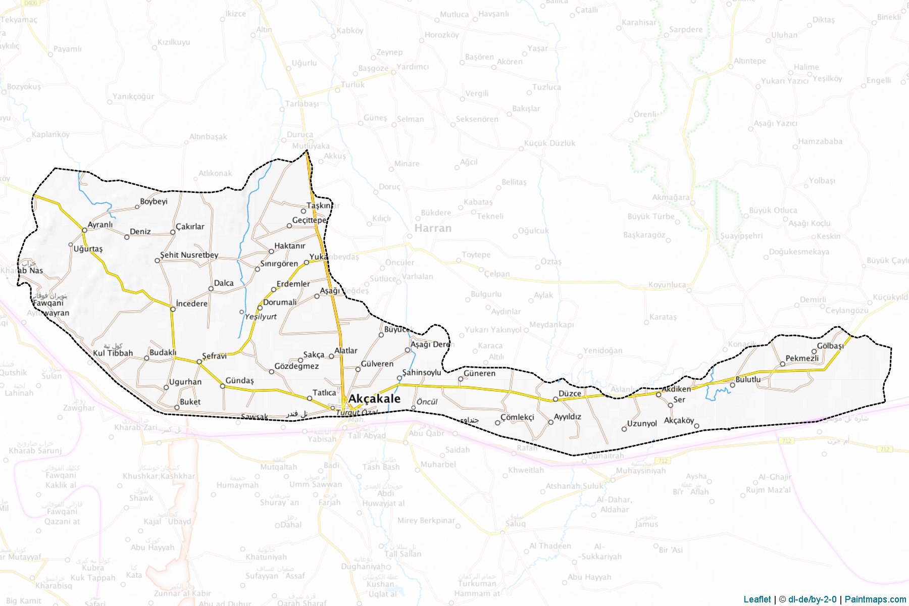 Akçakale (Sanliurfa) Map Cropping Samples-1