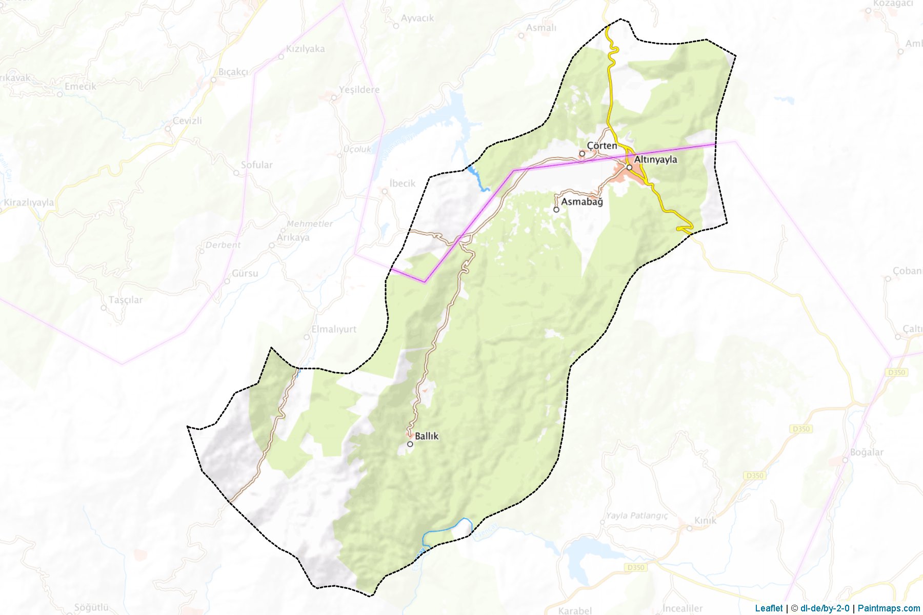 Fethiye (Burdur) Map Cropping Samples-1