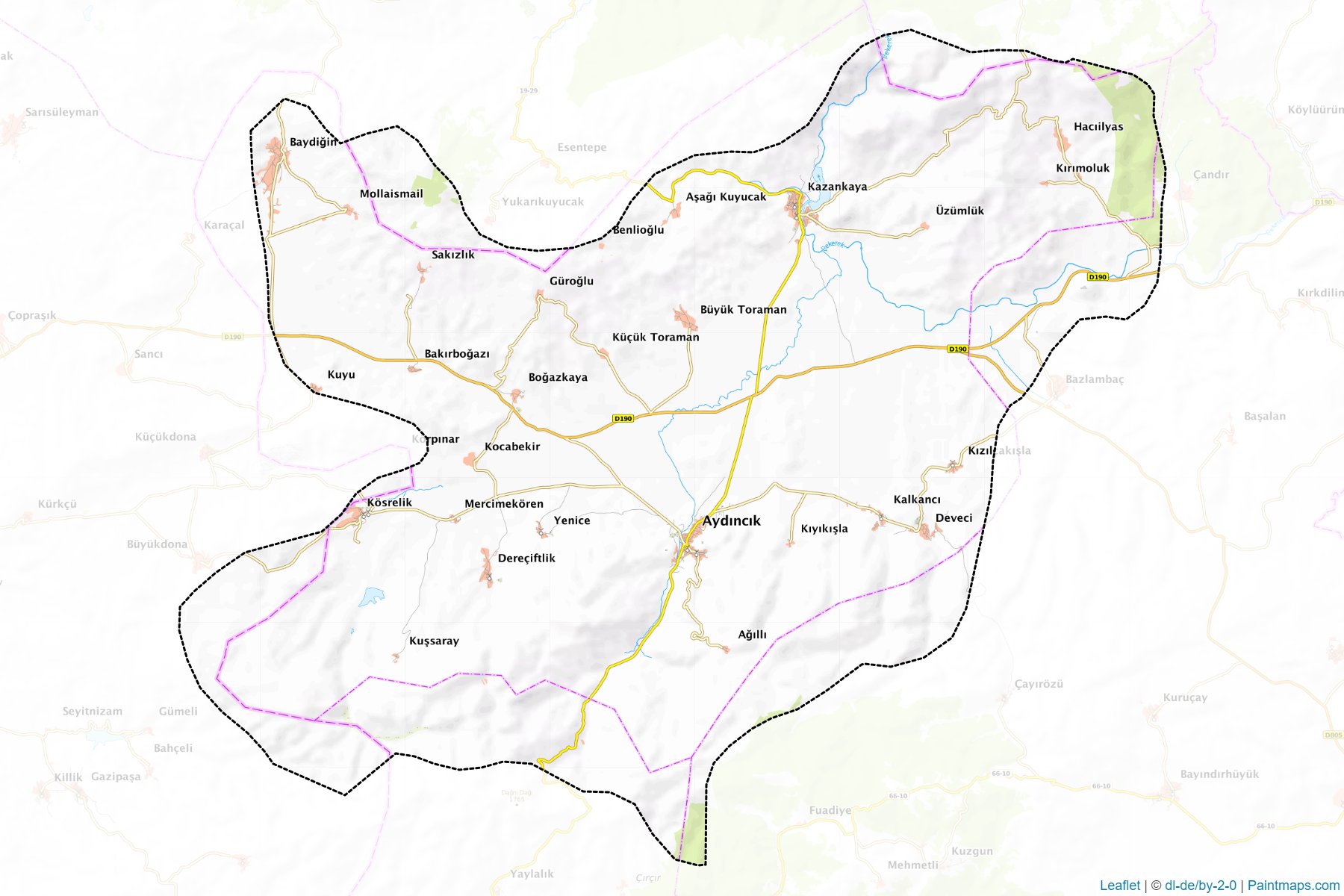 Aydincik (Yozgat) Map Cropping Samples-1