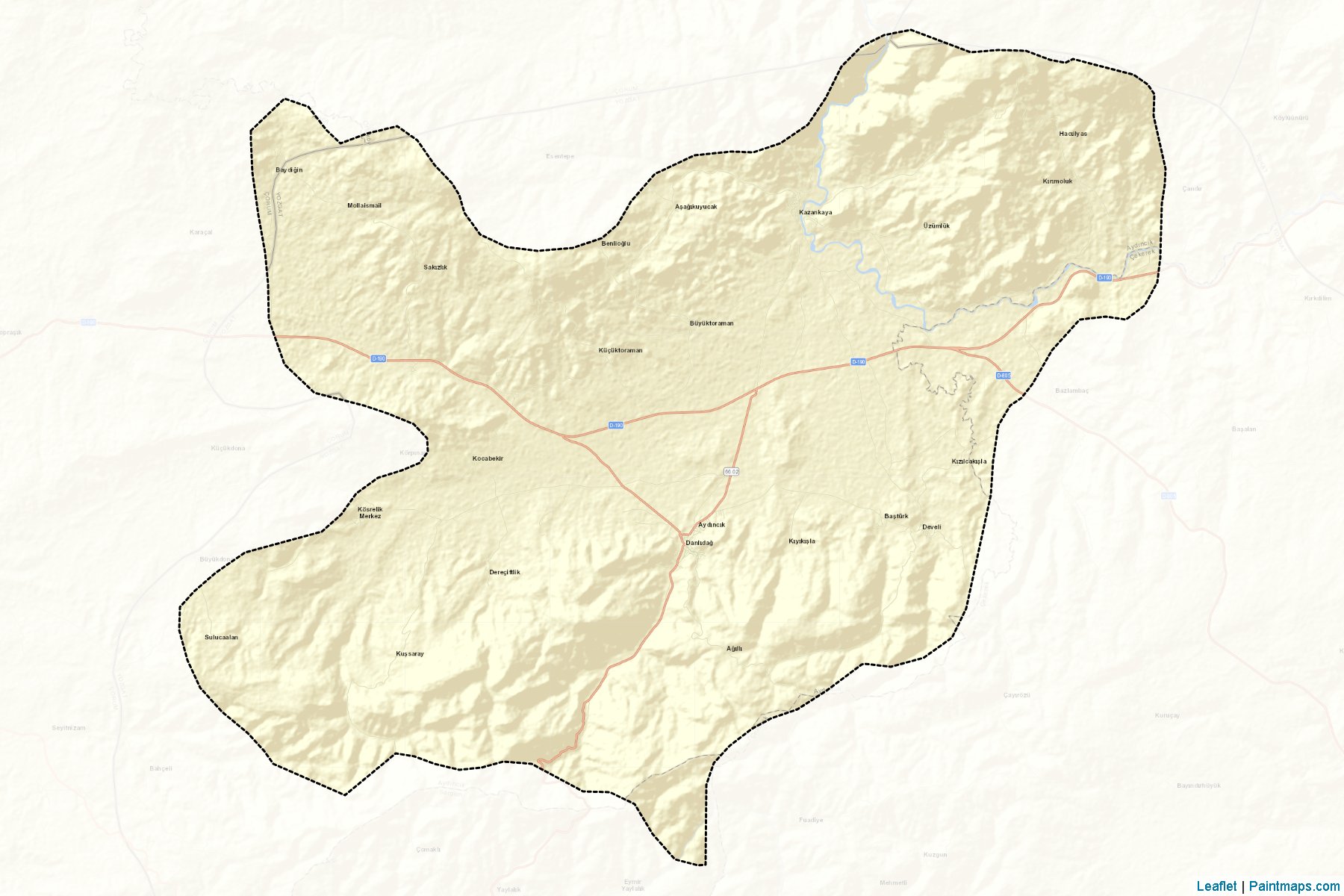 Aydincik (Yozgat) Map Cropping Samples-2