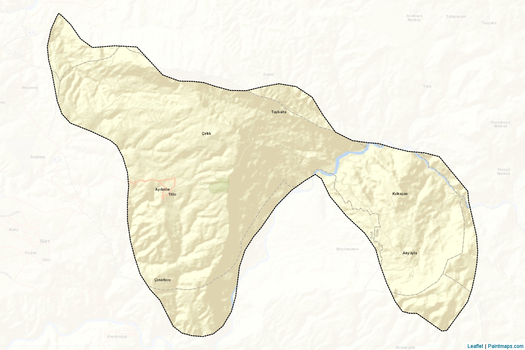 Aydinlar (Siirt) Map Cropping Samples-2