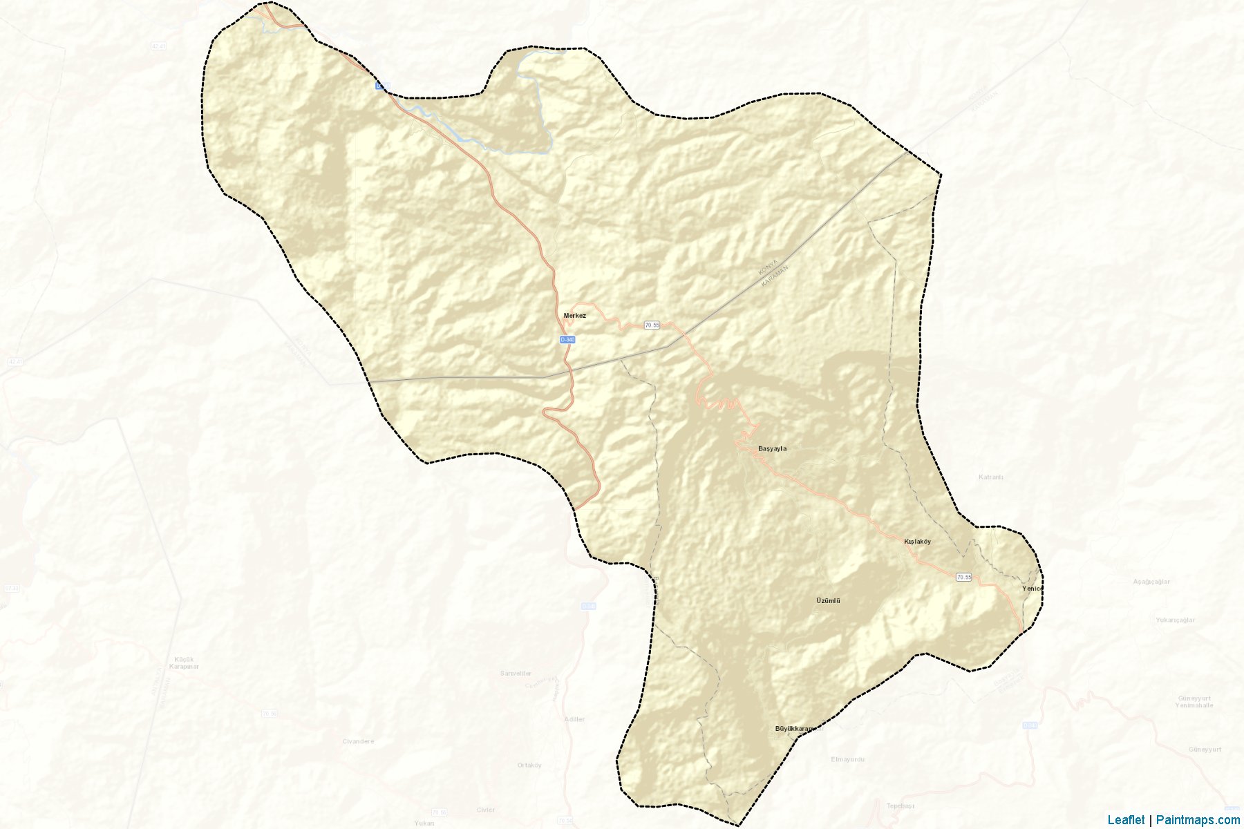 Basyayla (Karaman) Map Cropping Samples-2