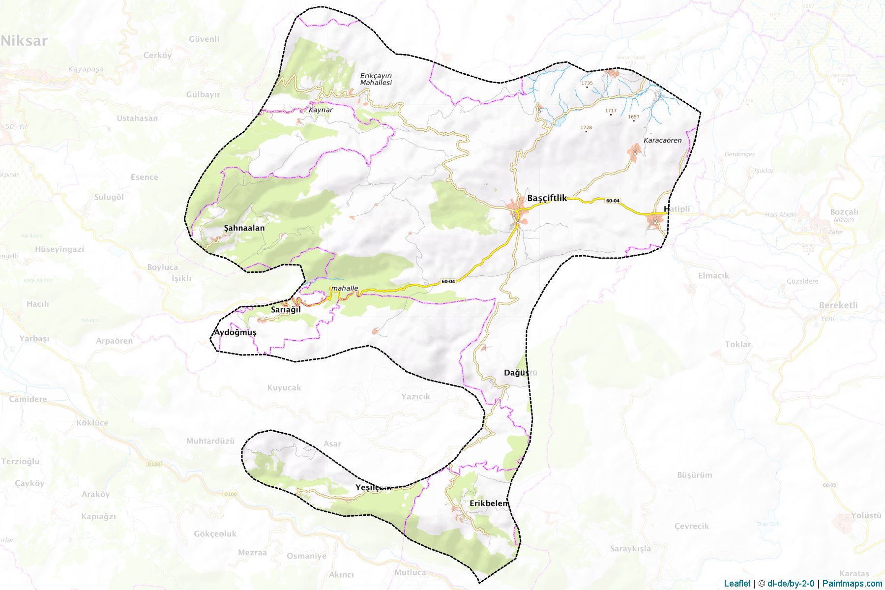 Basçiftlik (Tokat) Map Cropping Samples-1