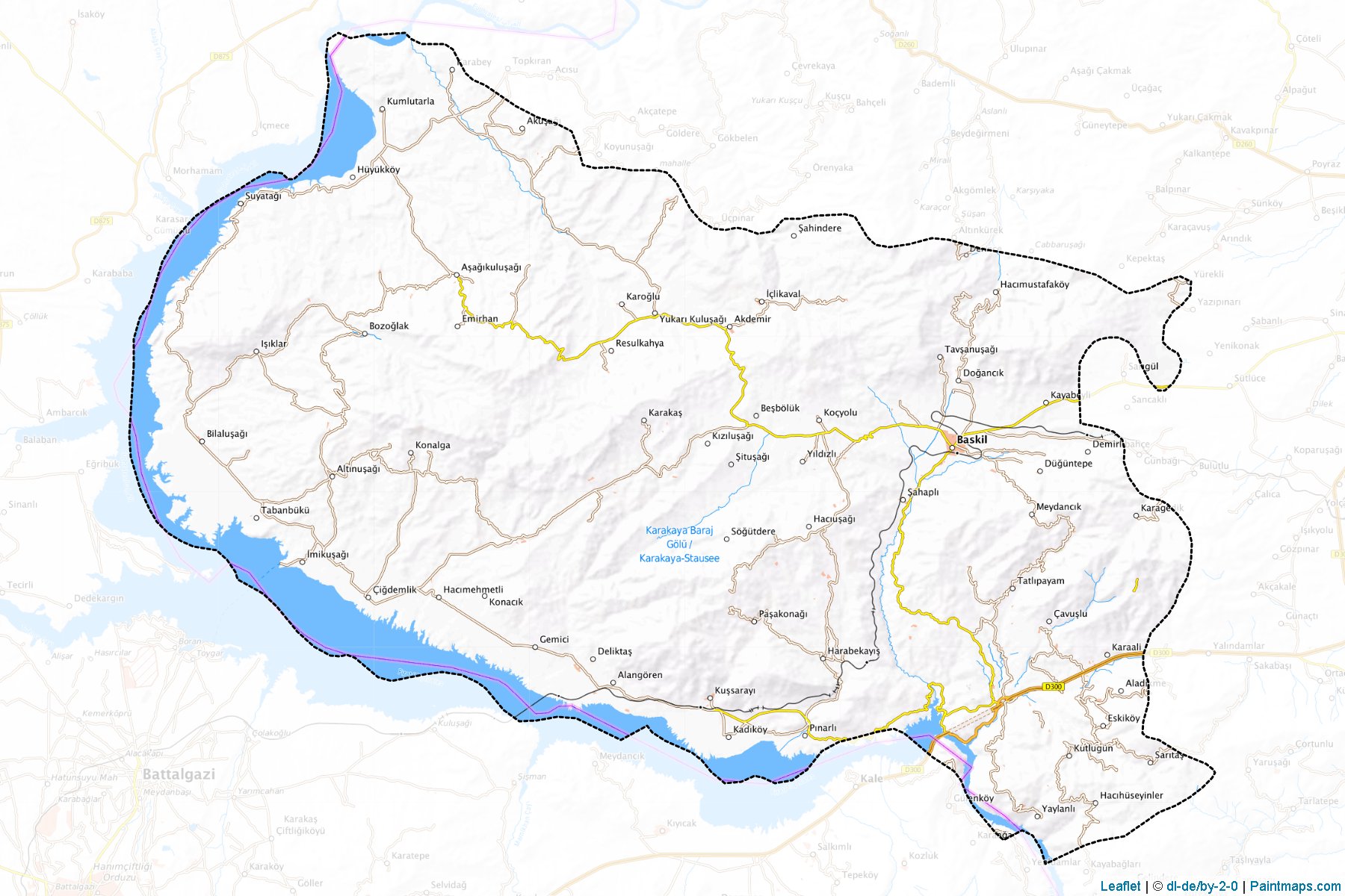 Baskil (Elazig) Map Cropping Samples-1