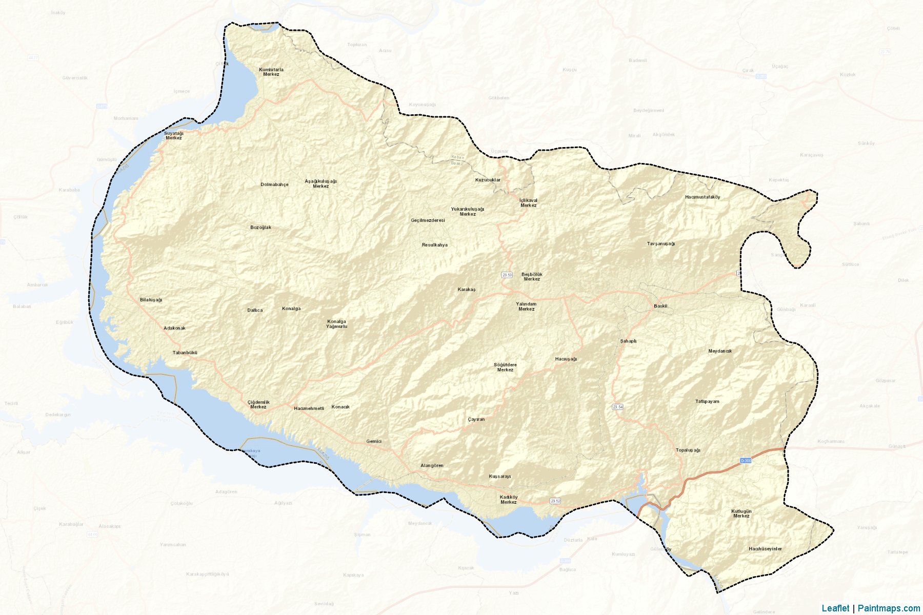 Baskil (Elazig) Map Cropping Samples-2