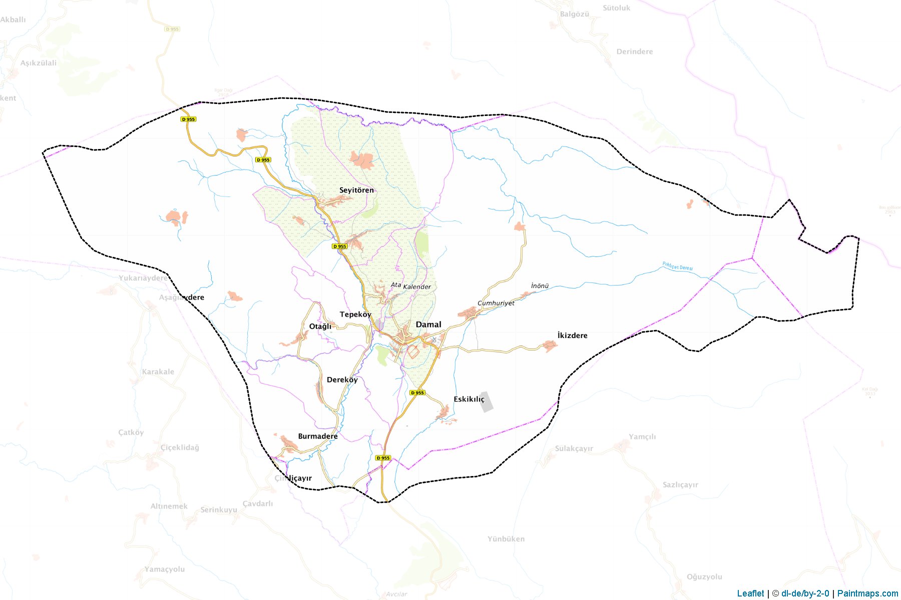 Damal (Ardahan) Map Cropping Samples-1