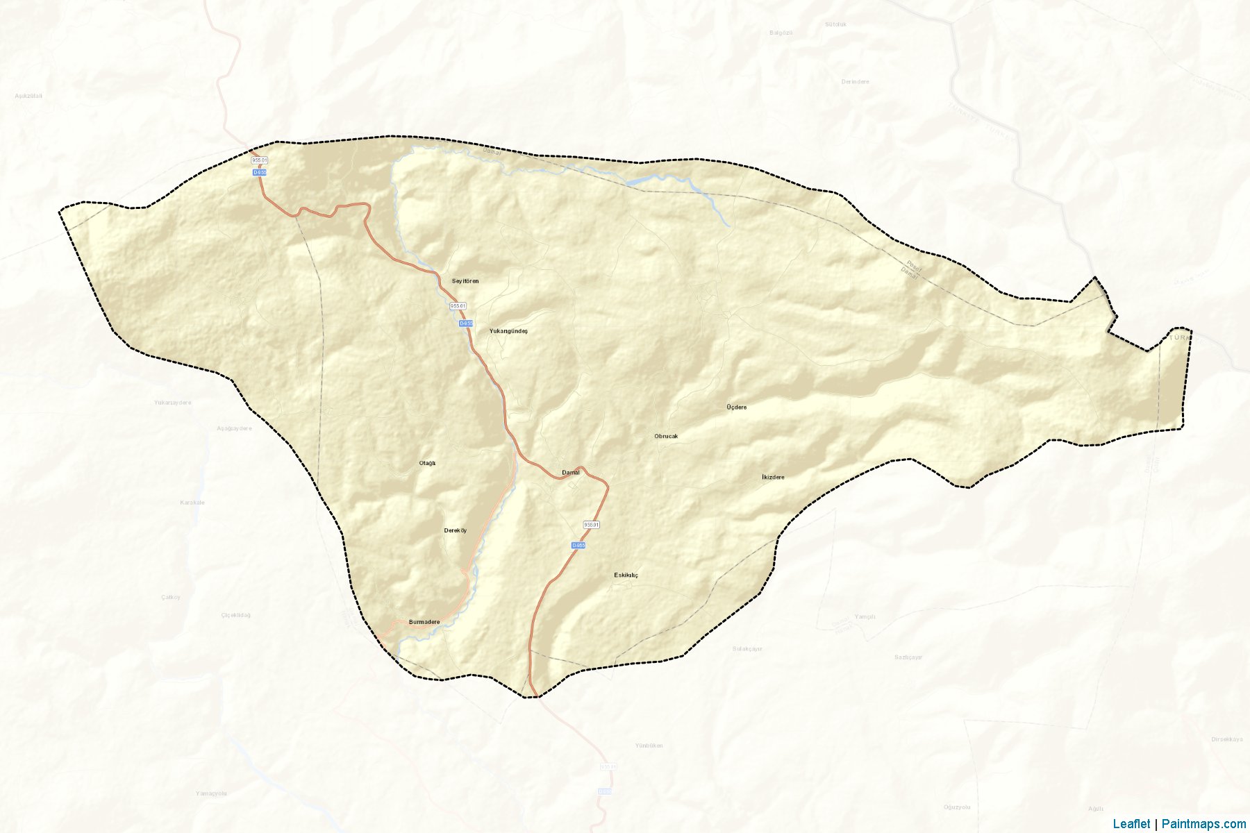 Damal (Ardahan) Map Cropping Samples-2