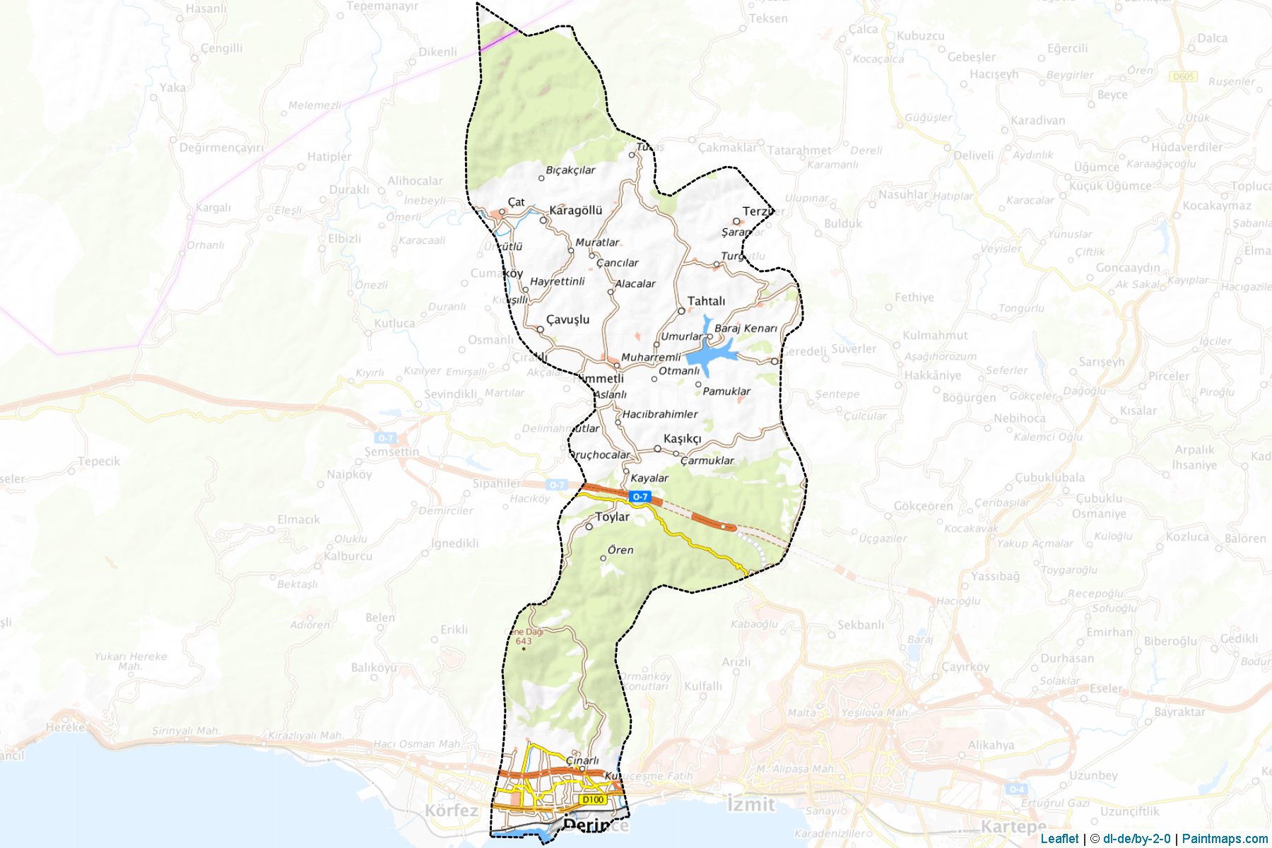 Derince (Kocaeli) Map Cropping Samples-1