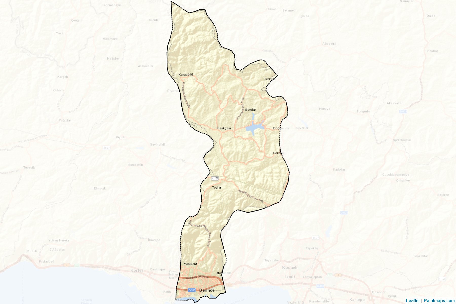 Derince (Kocaeli) Map Cropping Samples-2