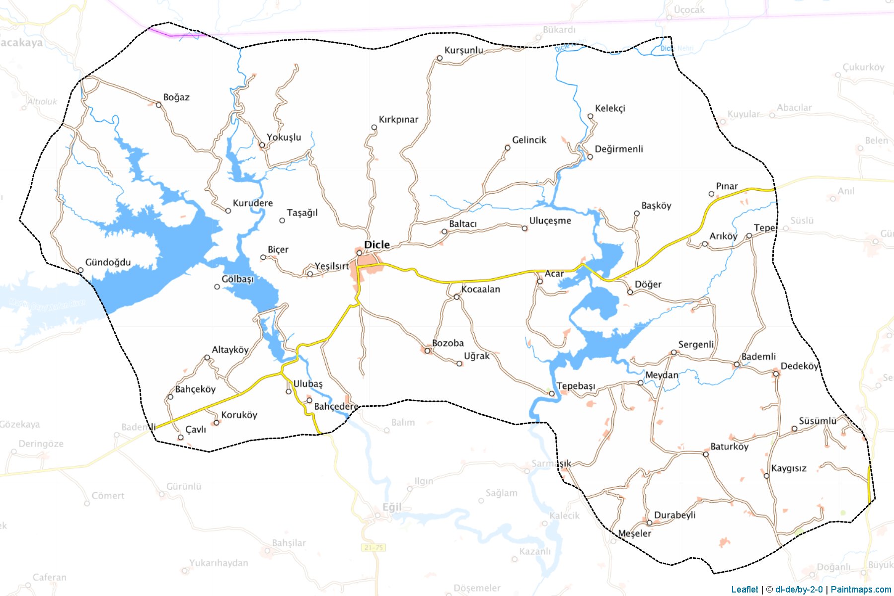 Dicle (Diyarbakir) Map Cropping Samples-1