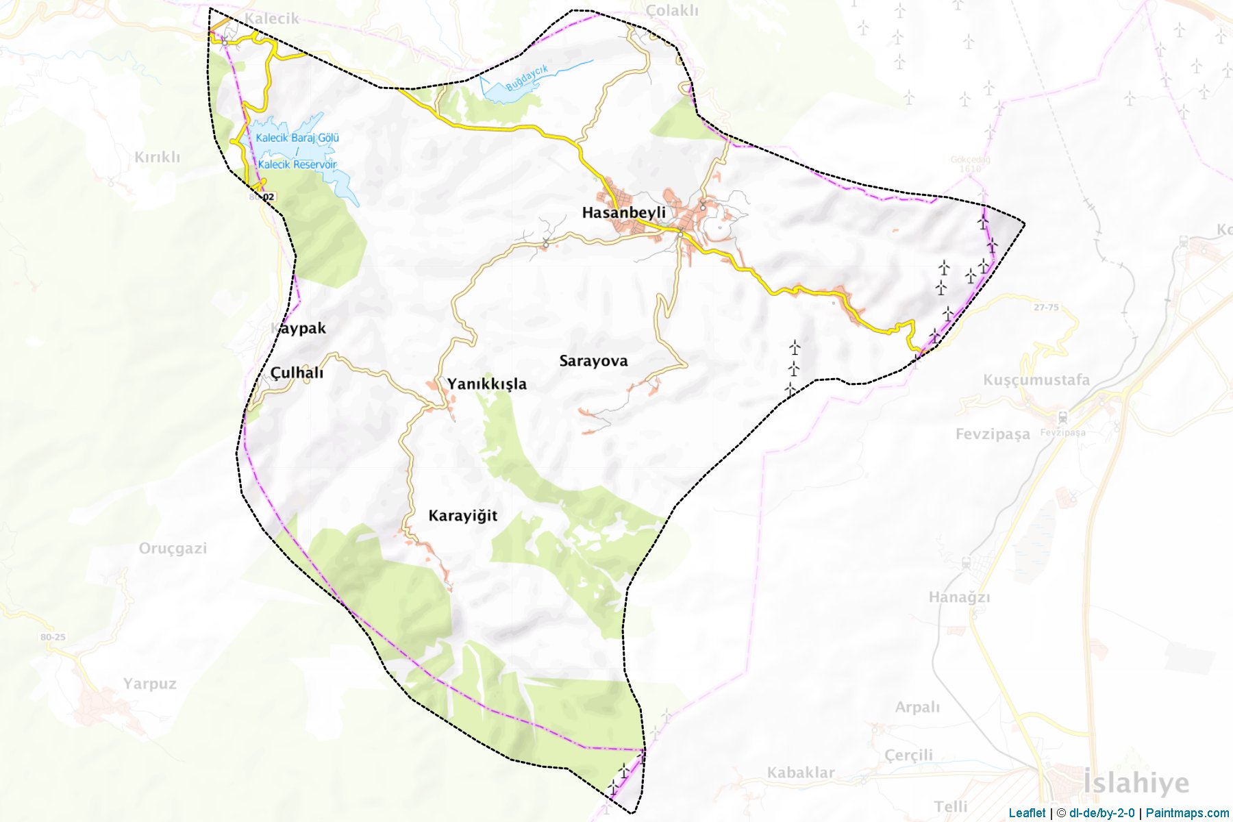 Muestras de recorte de mapas Hasanbeyli (Gaziantep)-1