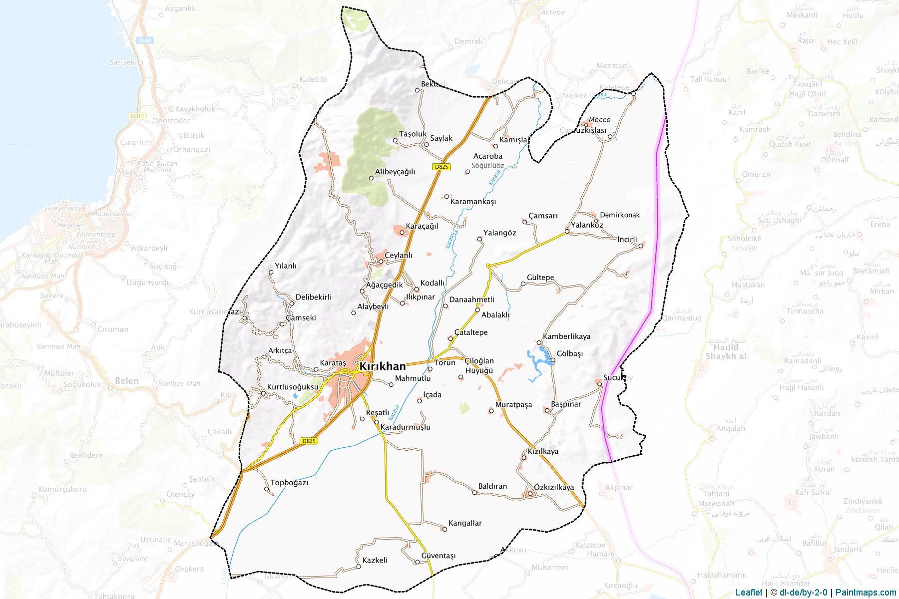 Kirikhan (Hatay) Map Cropping Samples-1