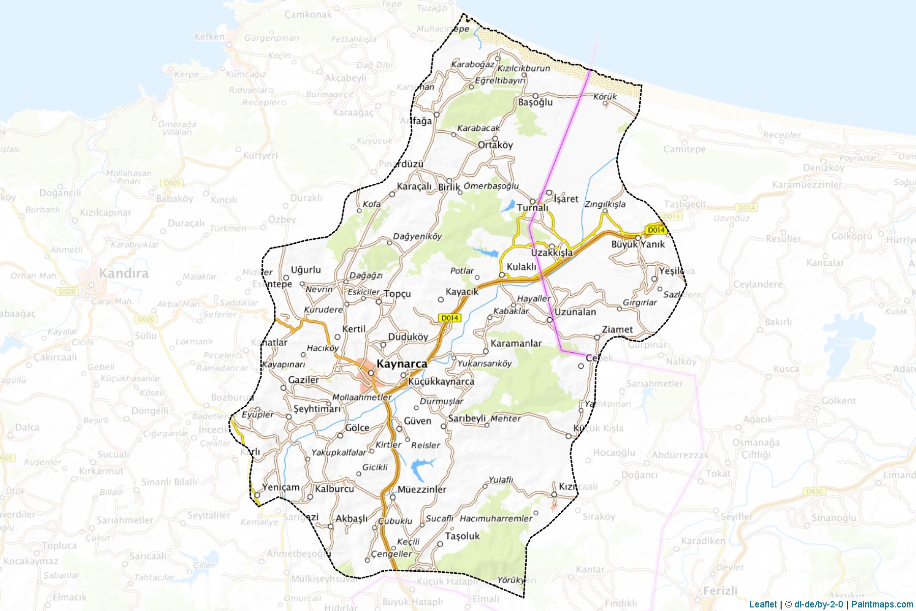 Kaynarca (Sakarya) Map Cropping Samples-1