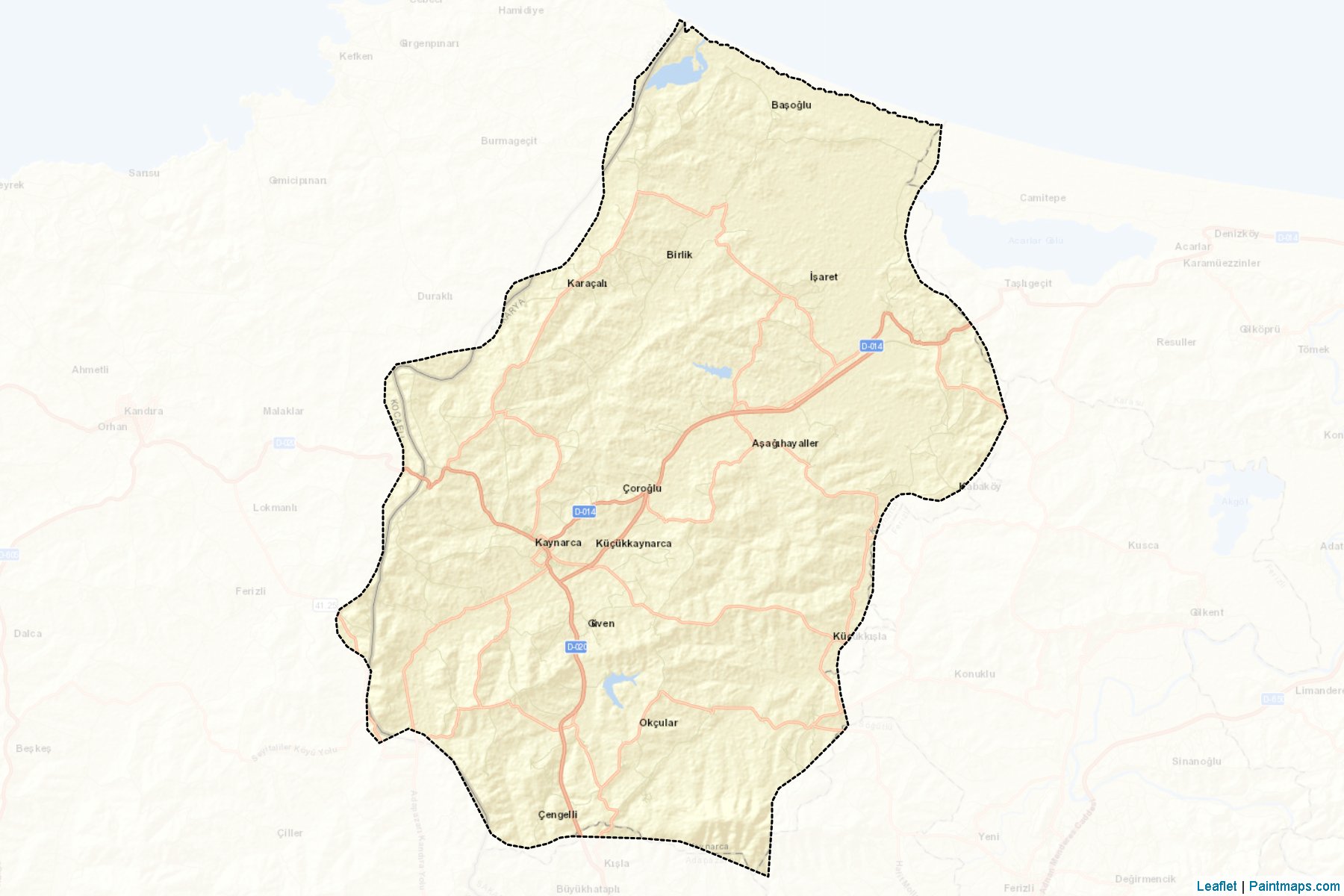 Kaynarca (Sakarya) Map Cropping Samples-2