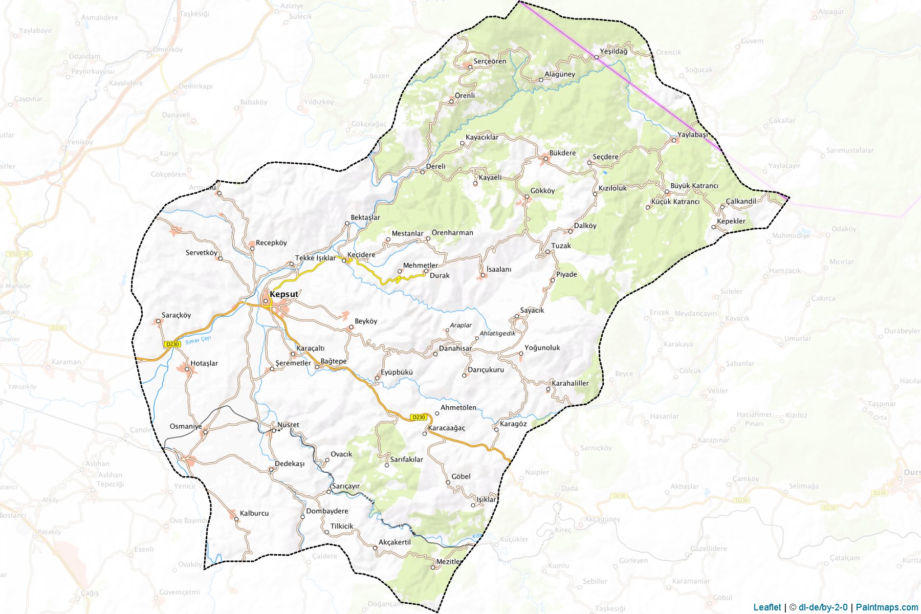 Kepsut (Balikesir) Map Cropping Samples-1