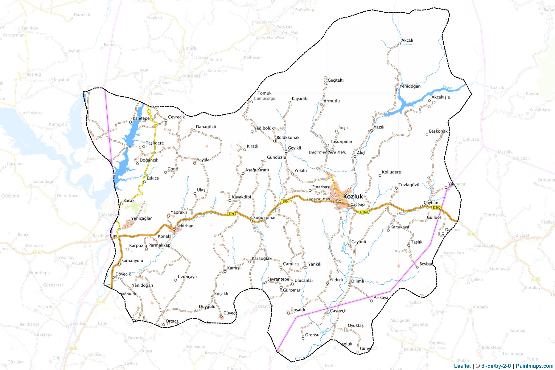 Muestras de recorte de mapas Kozluk (Batman)-1