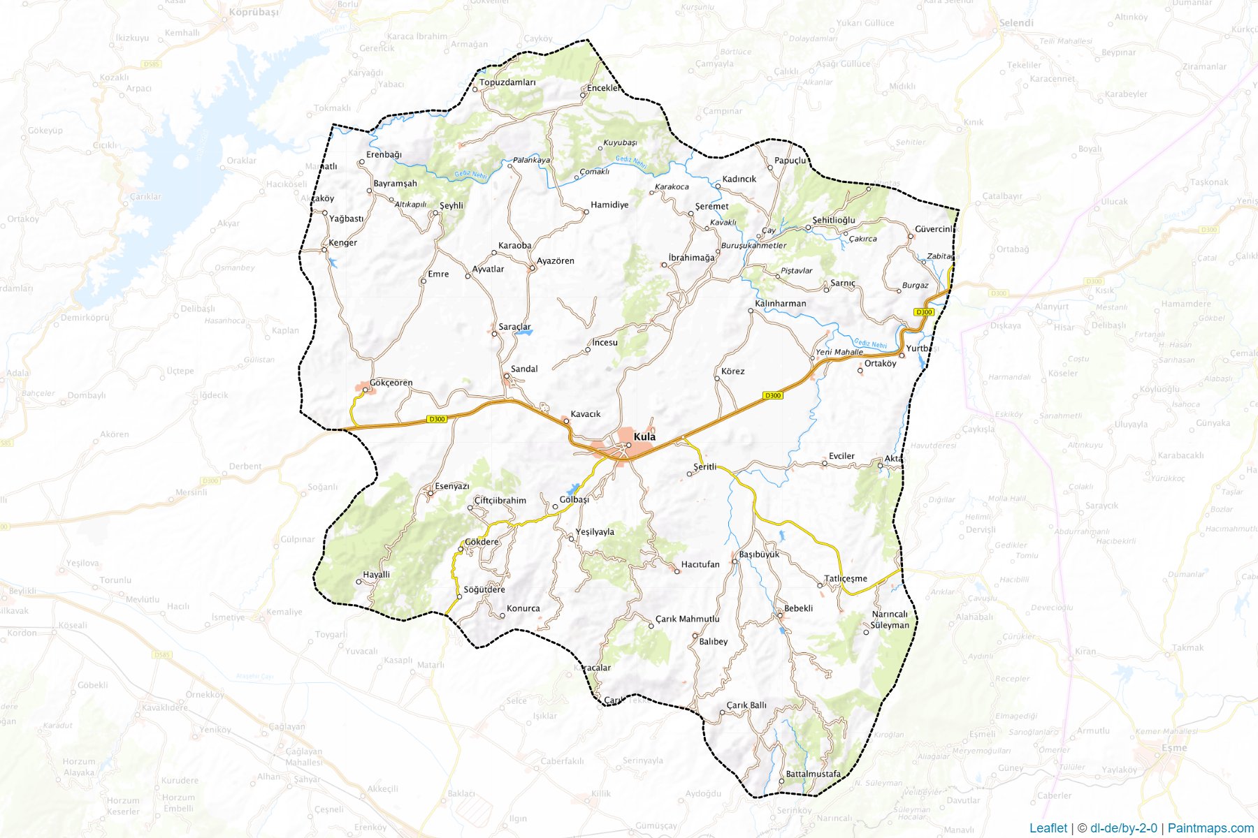 Kula (Manisa) Map Cropping Samples-1