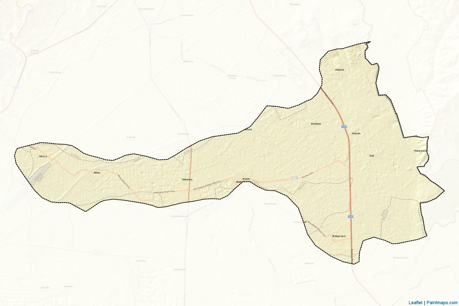 Kumlu (Hatay) Haritası Örnekleri-2