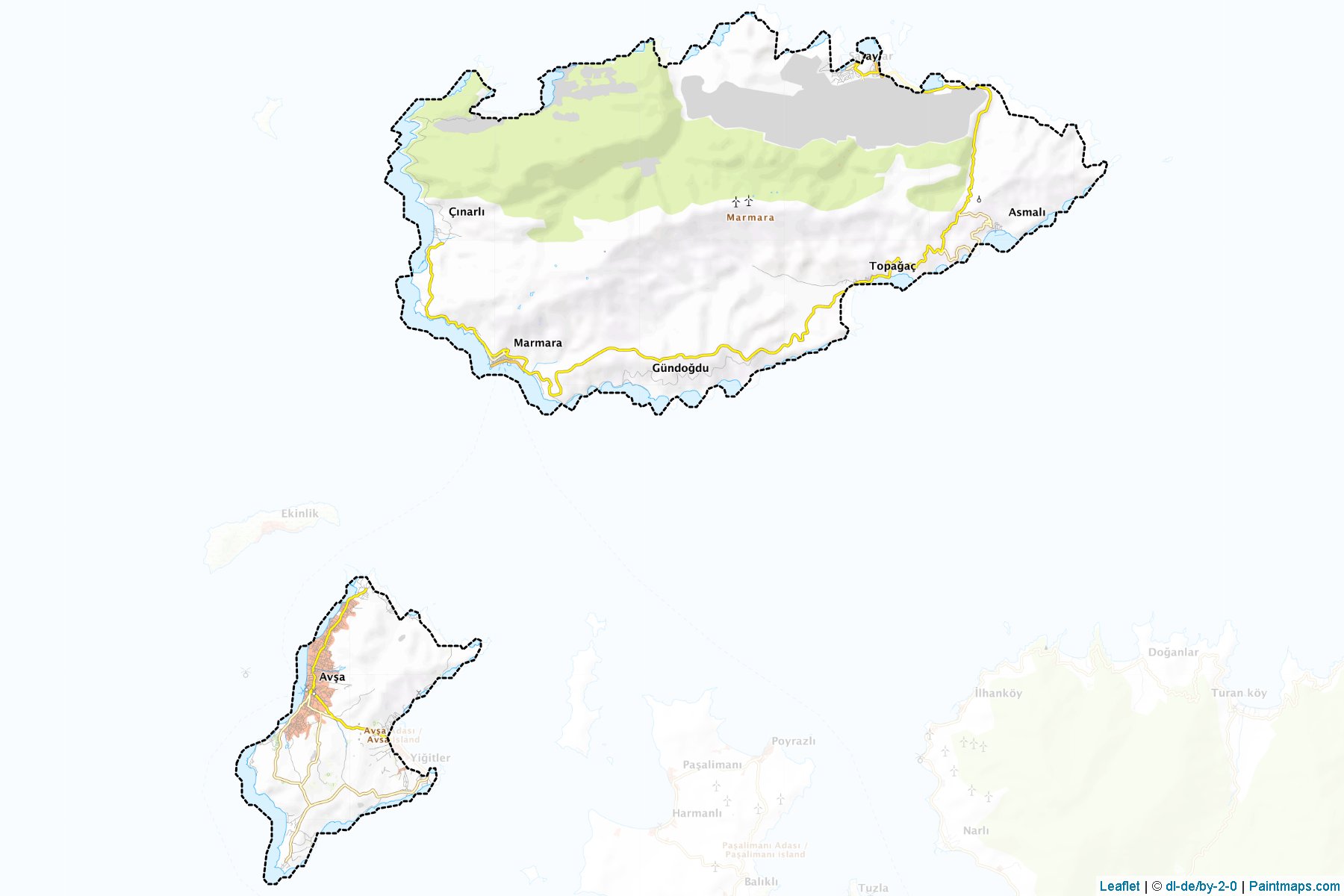 Marmara (Balikesir) Map Cropping Samples-1