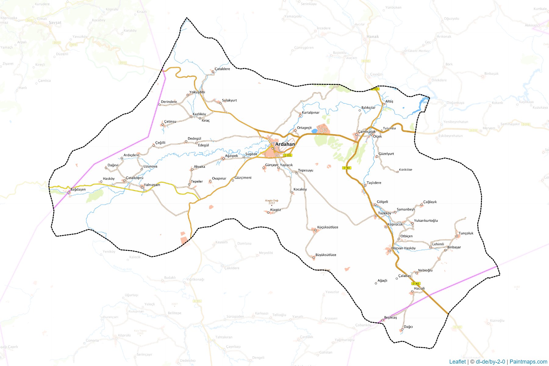 Merkez (Ardahan) Map Cropping Samples-1