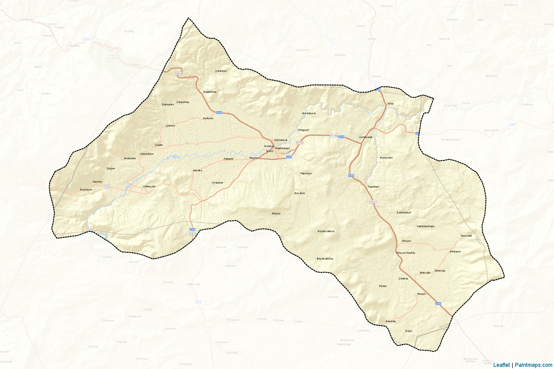 Merkez (Ardahan) Map Cropping Samples-2