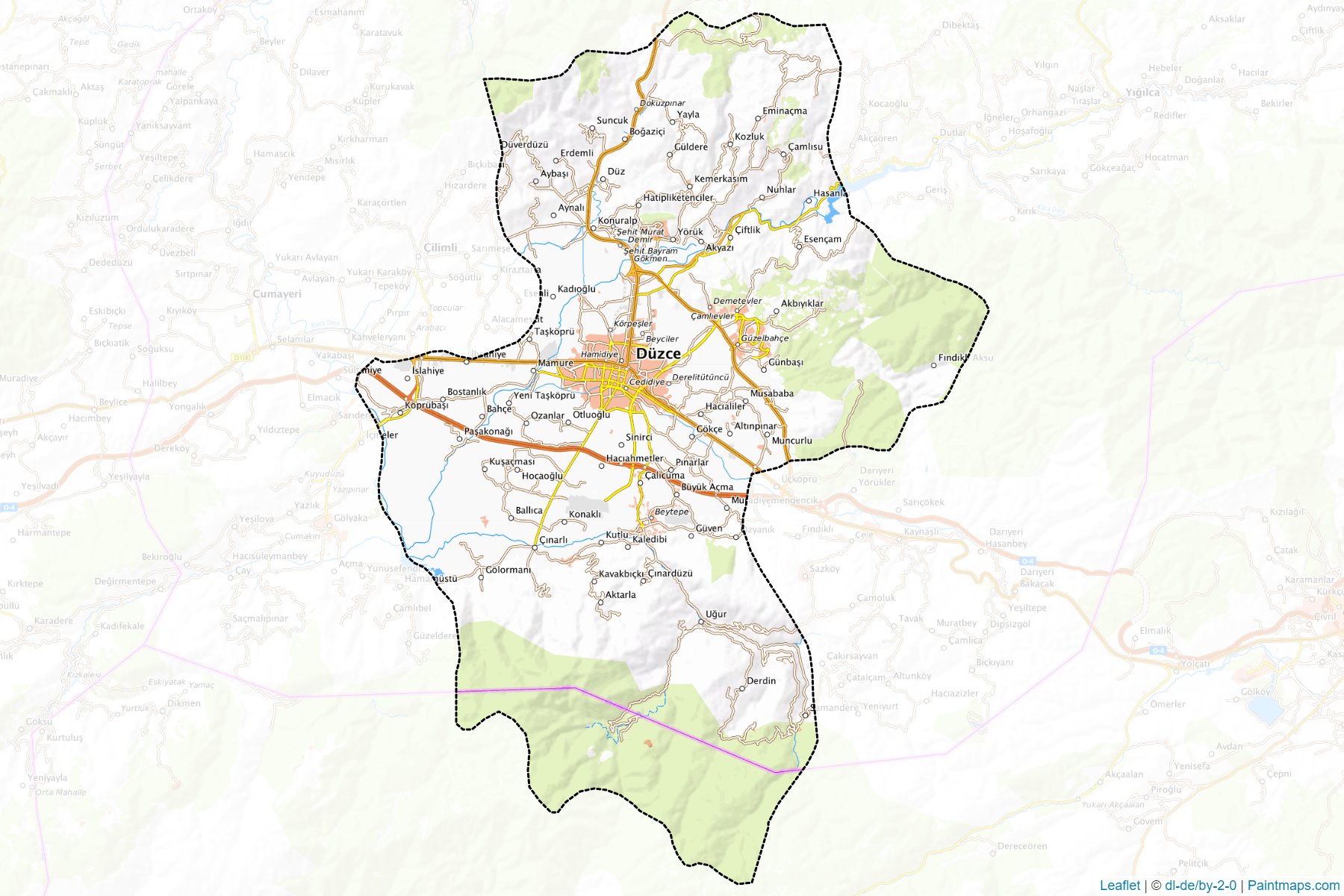 Merkez (Duzce) Map Cropping Samples-1