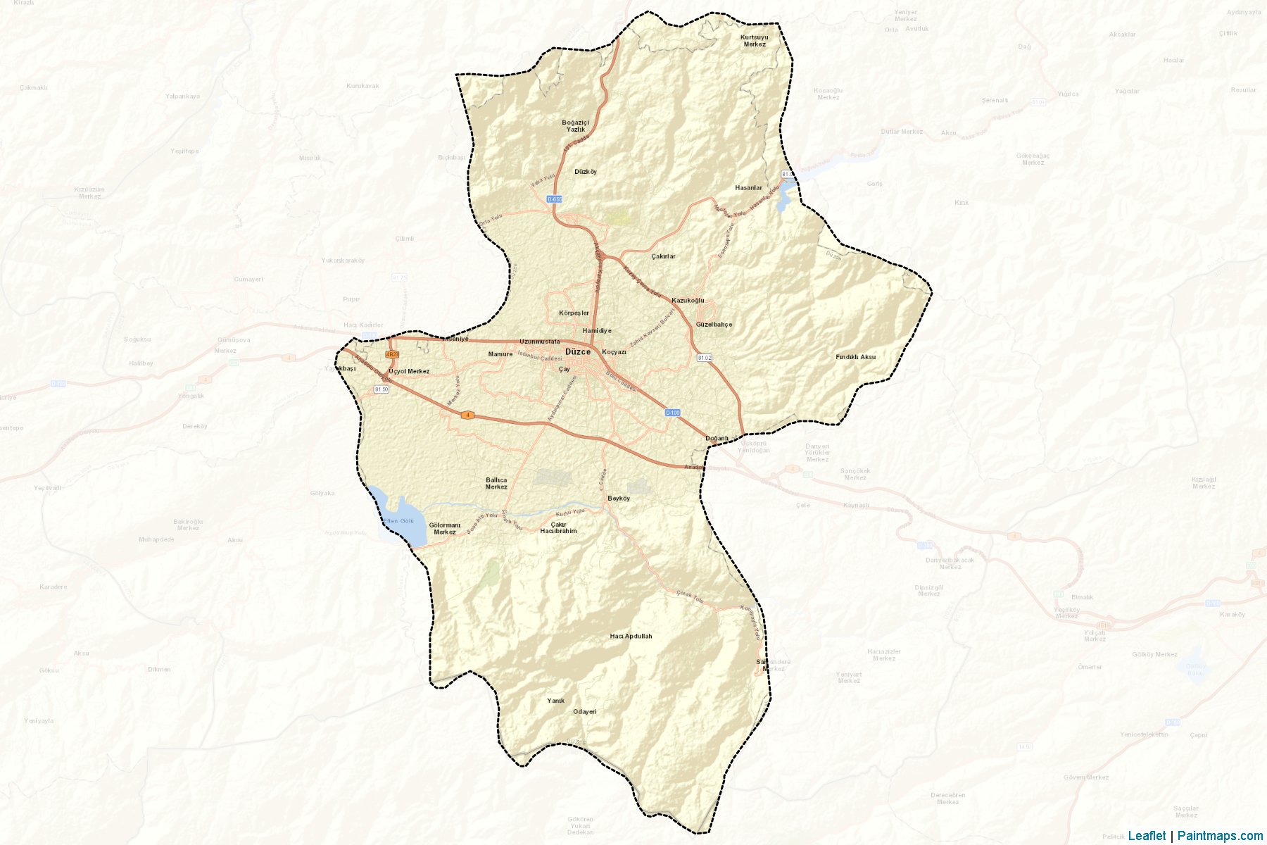 Merkez (Duzce) Map Cropping Samples-2