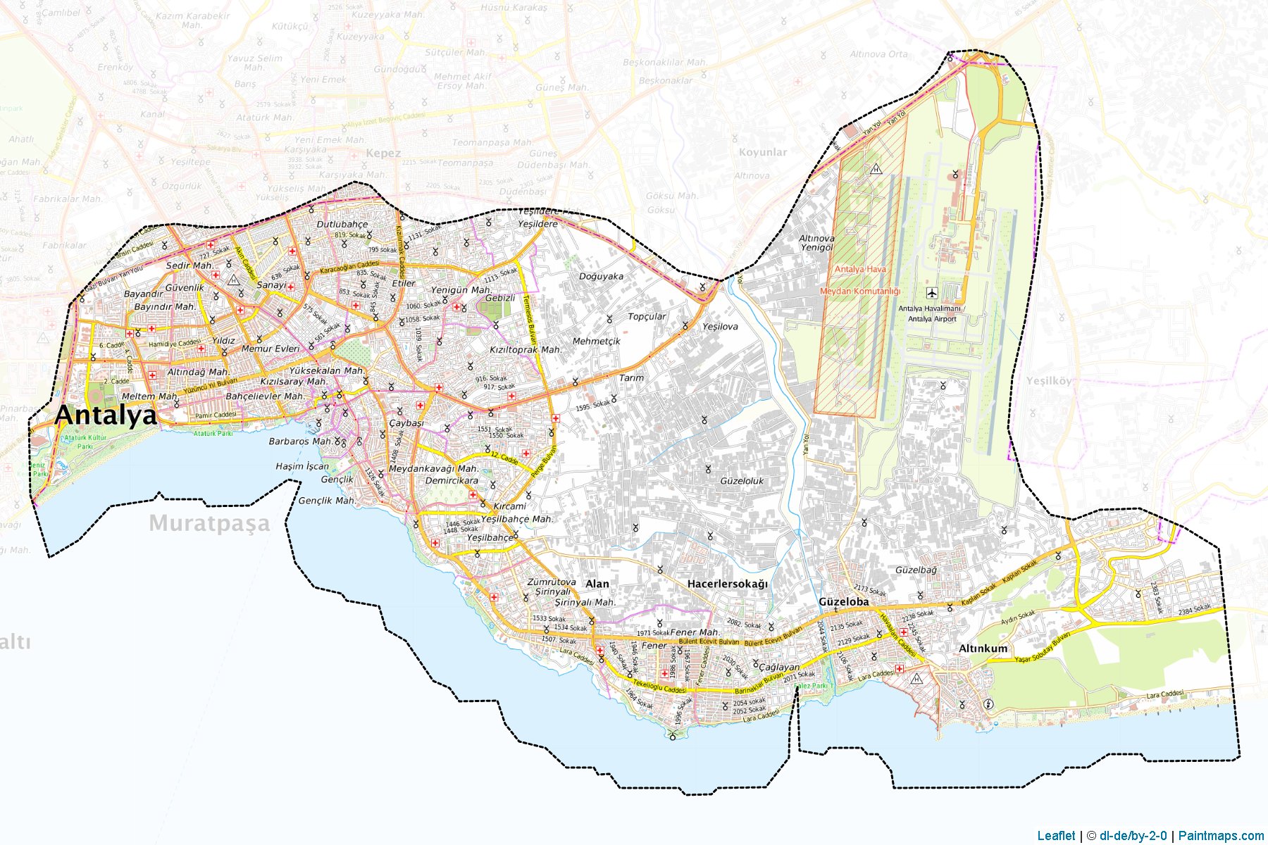 Muratpaşa (Antalya) Map Cropping Samples-1