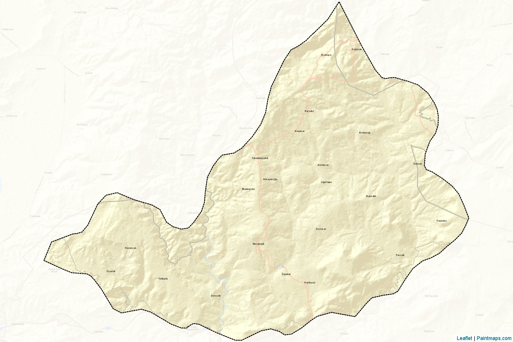 Musabeyli (Kilis) Haritası Örnekleri-2