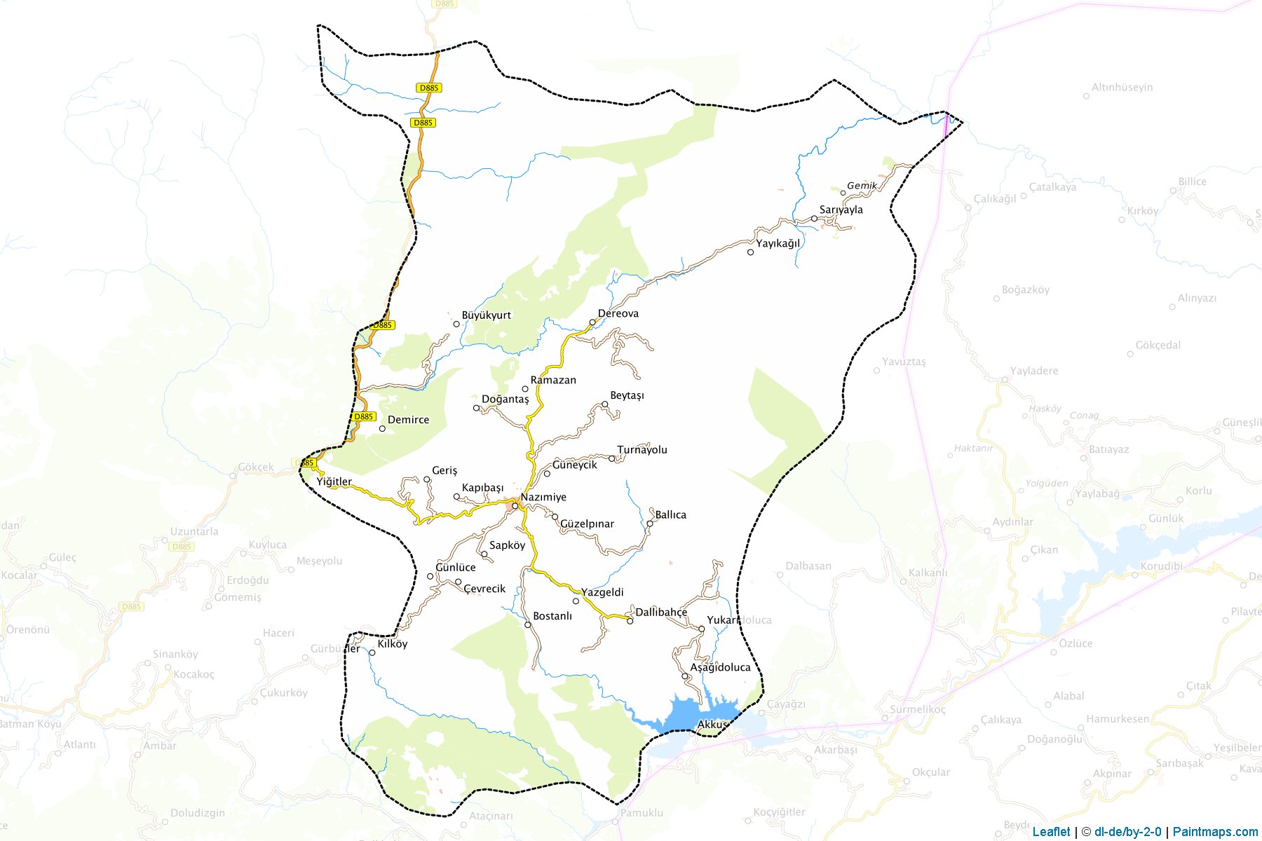 Nazımiye (Tunceli) Haritası Örnekleri-1