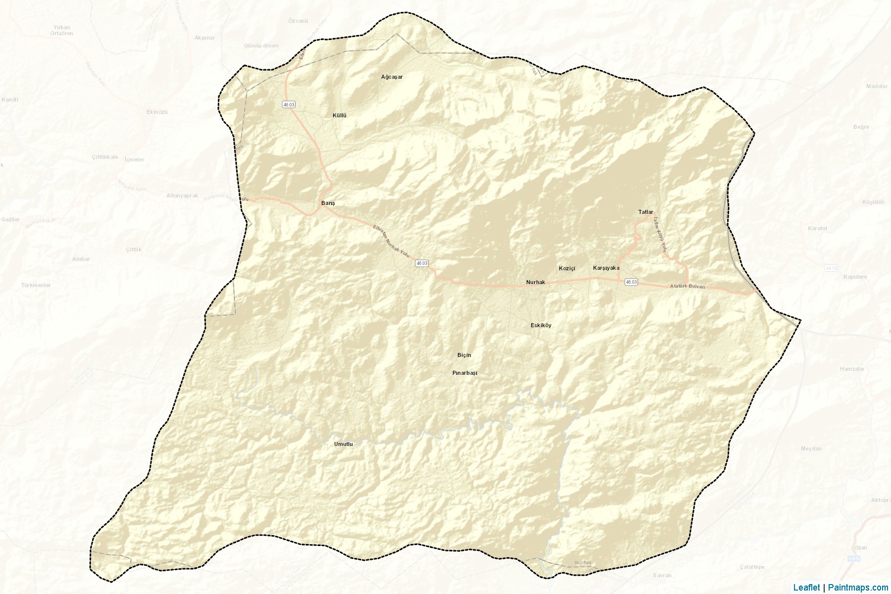 Muestras de recorte de mapas Nurhak (K. Maras)-2