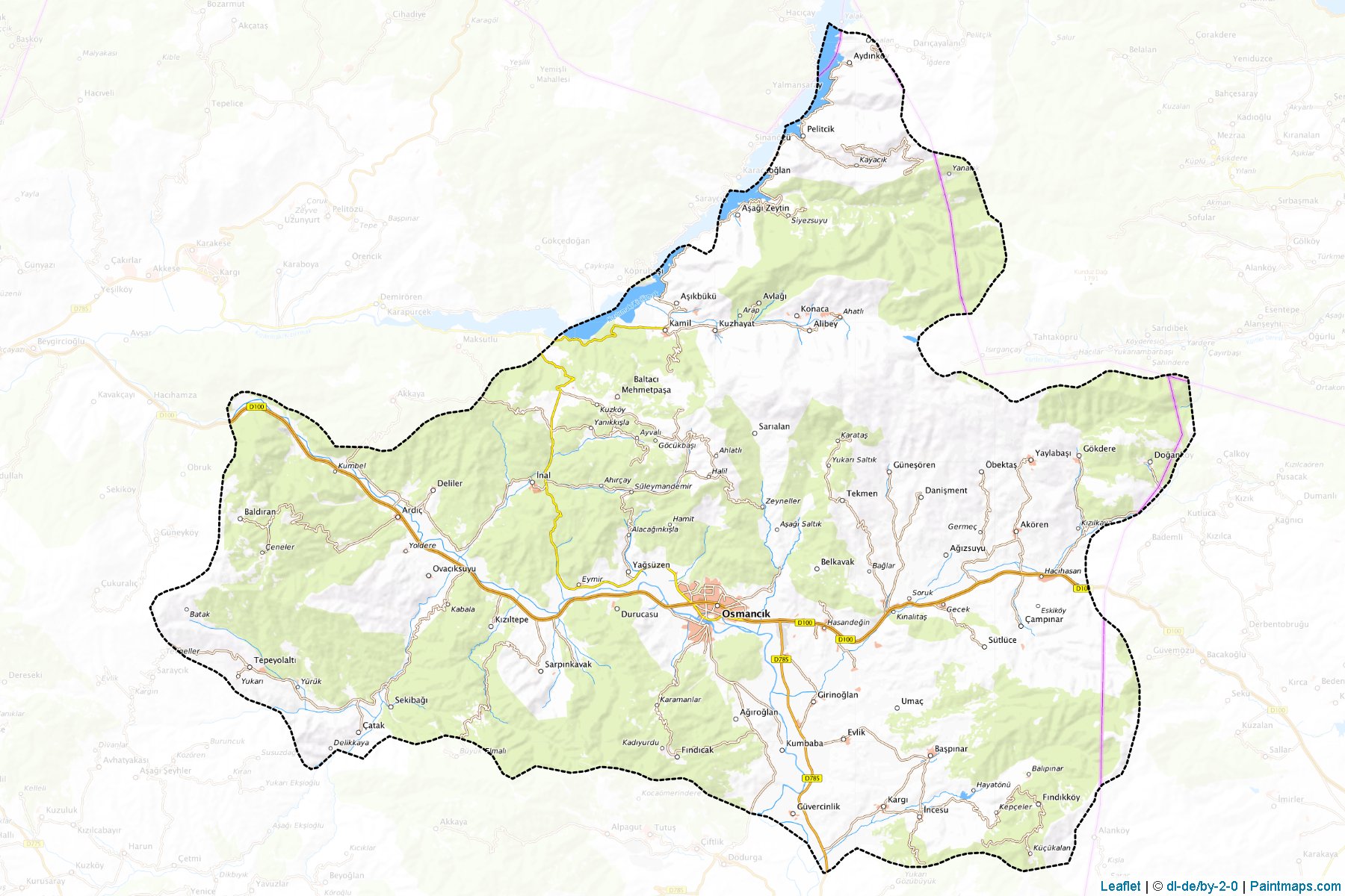 Osmancik (Corum) Map Cropping Samples-1