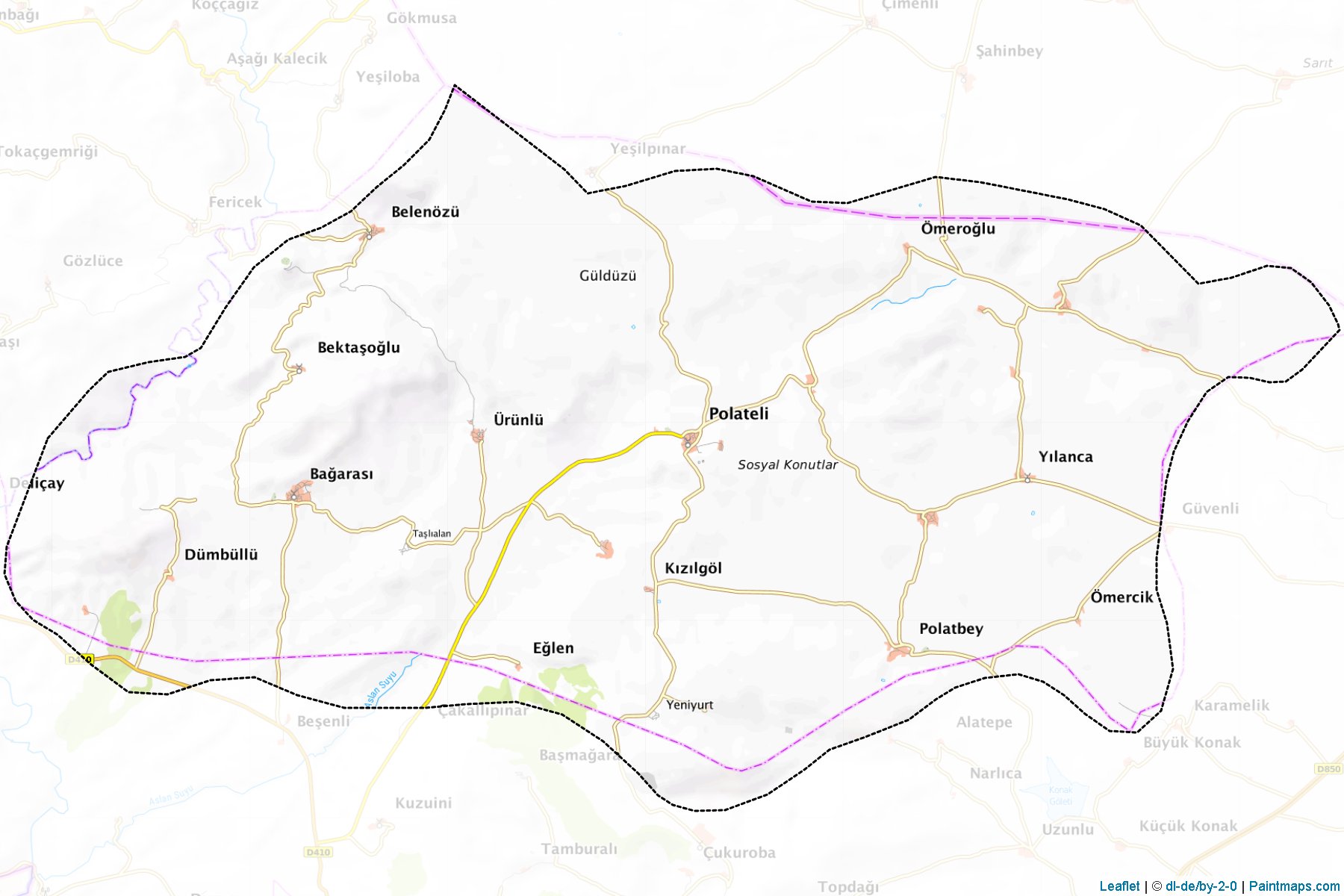 Polateli (Kilis) Map Cropping Samples-1