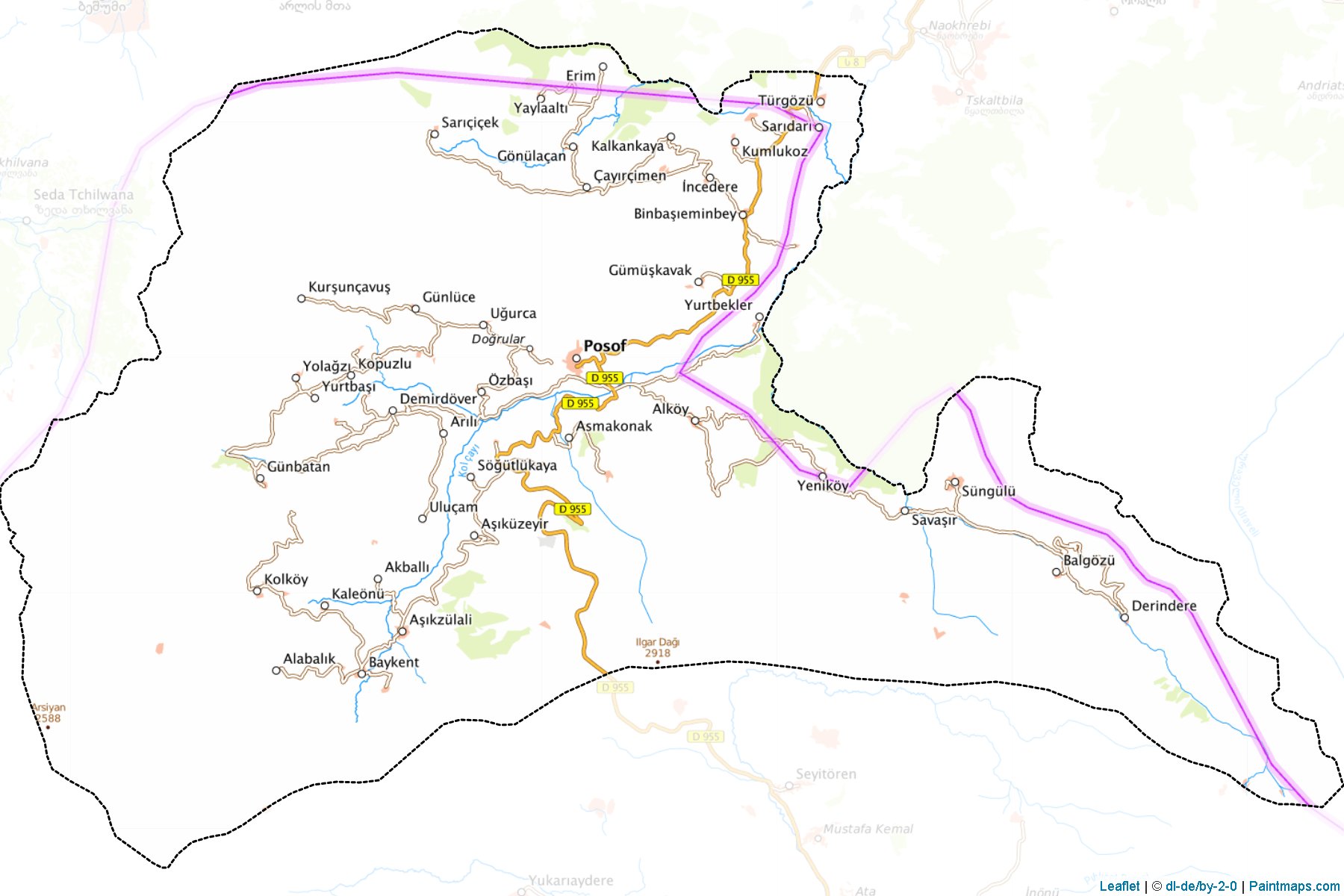 Posof (Ardahan) Map Cropping Samples-1