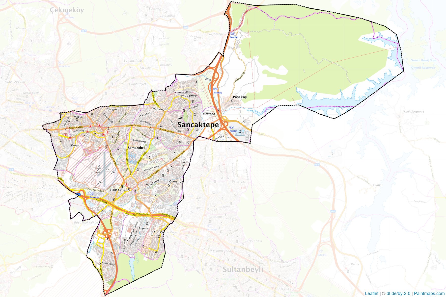 Sancaktepe (İstanbul) Haritası Örnekleri-1