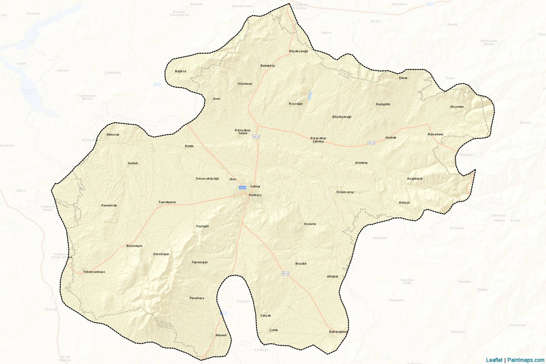 Sarıkaya (Yozgat) Haritası Örnekleri-2