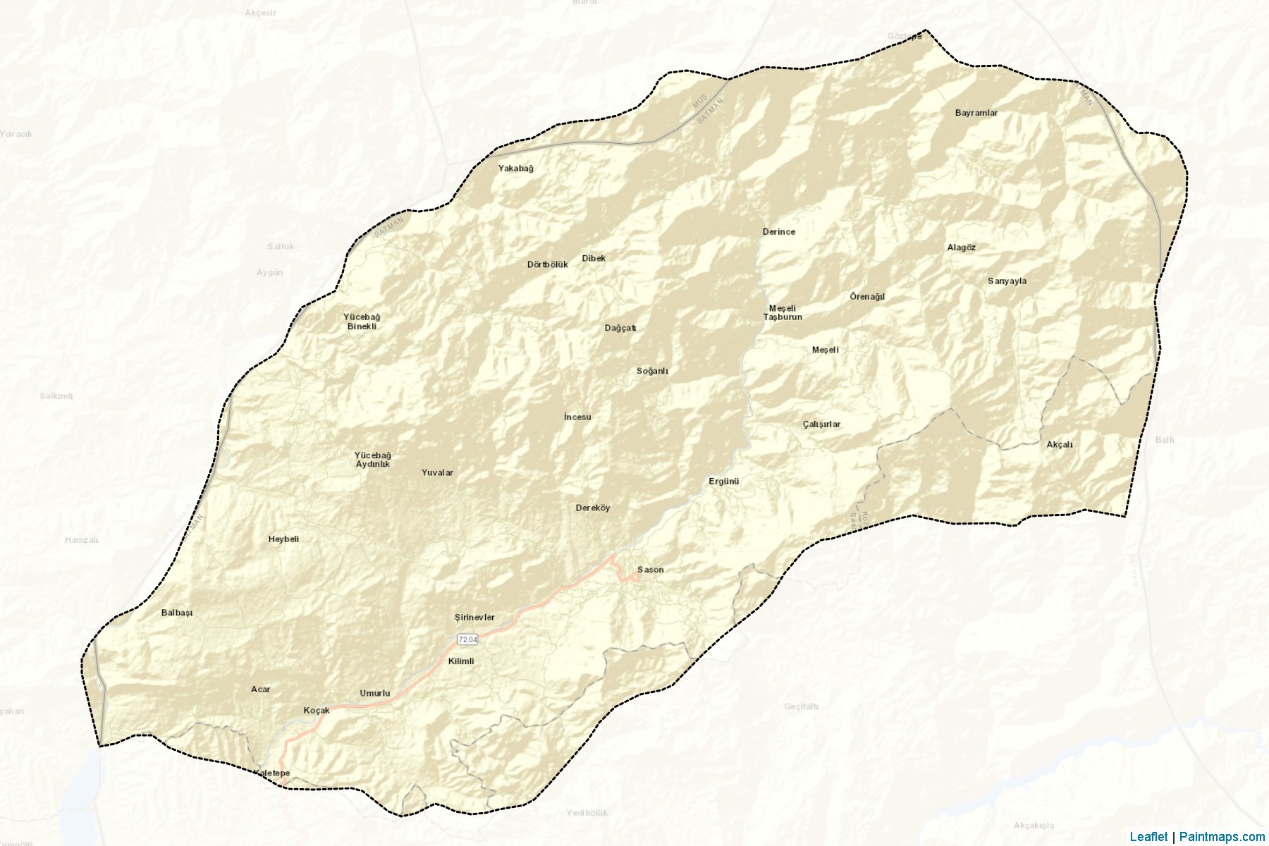 Muestras de recorte de mapas Sason (Batman)-2