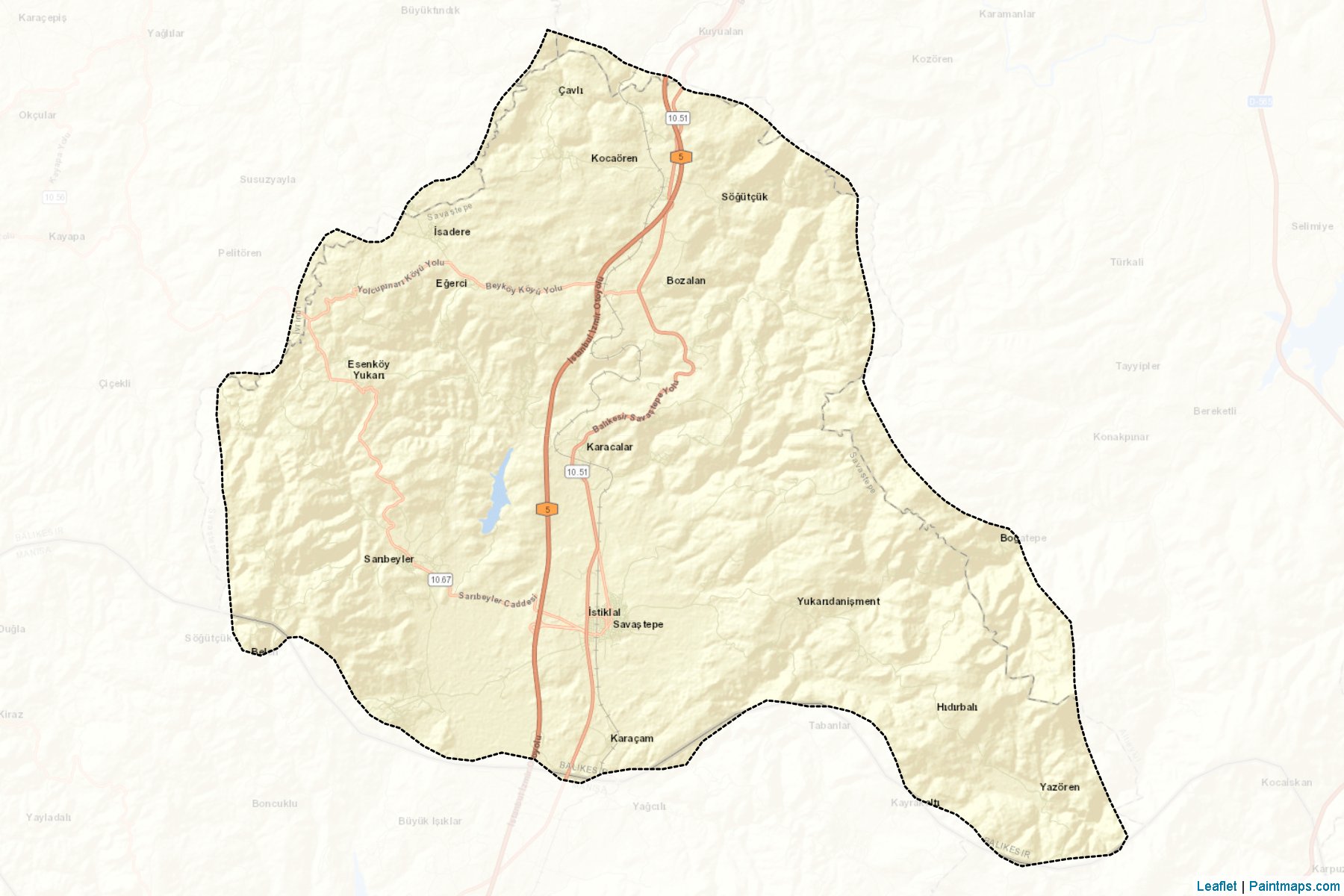 Savastepe (Balikesir) Map Cropping Samples-2