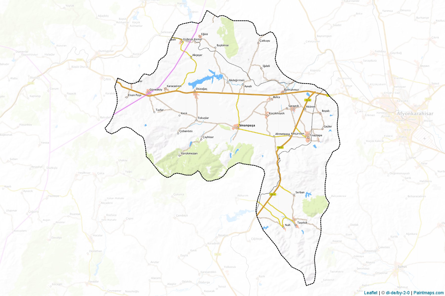 Sincanli (Afyonkarahisar) Map Cropping Samples-1