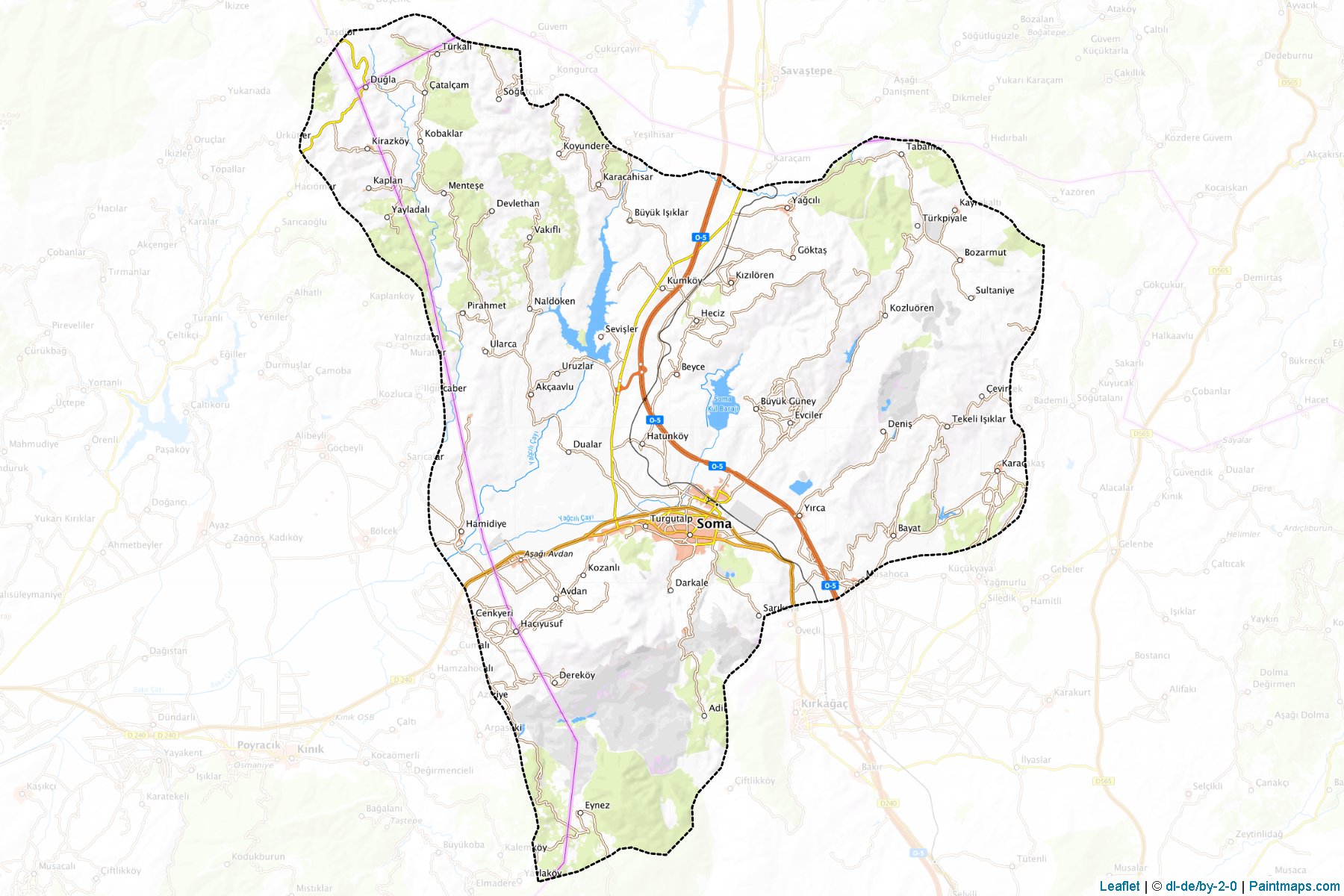 Soma (Manisa) Map Cropping Samples-1