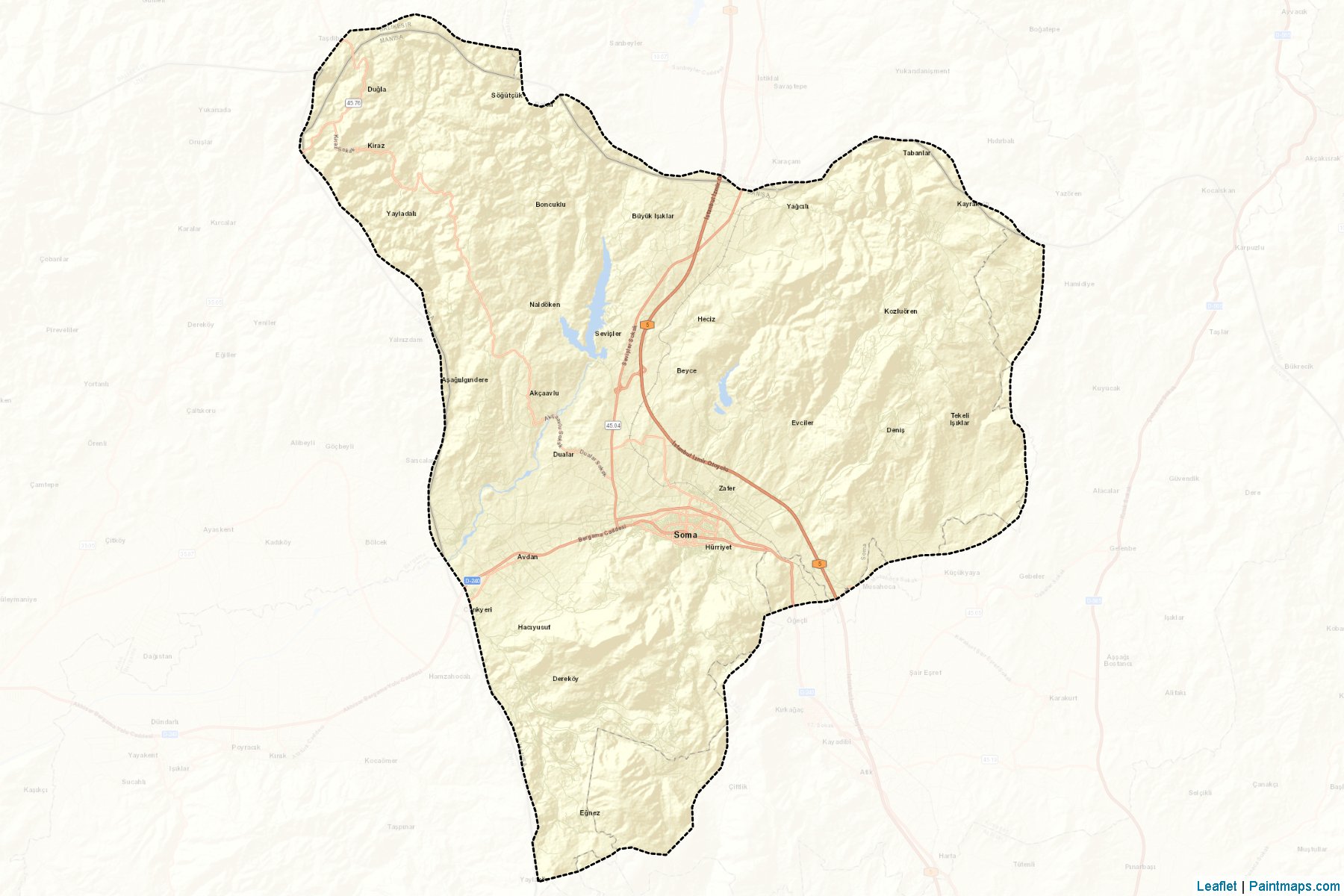 Soma (Manisa) Map Cropping Samples-2