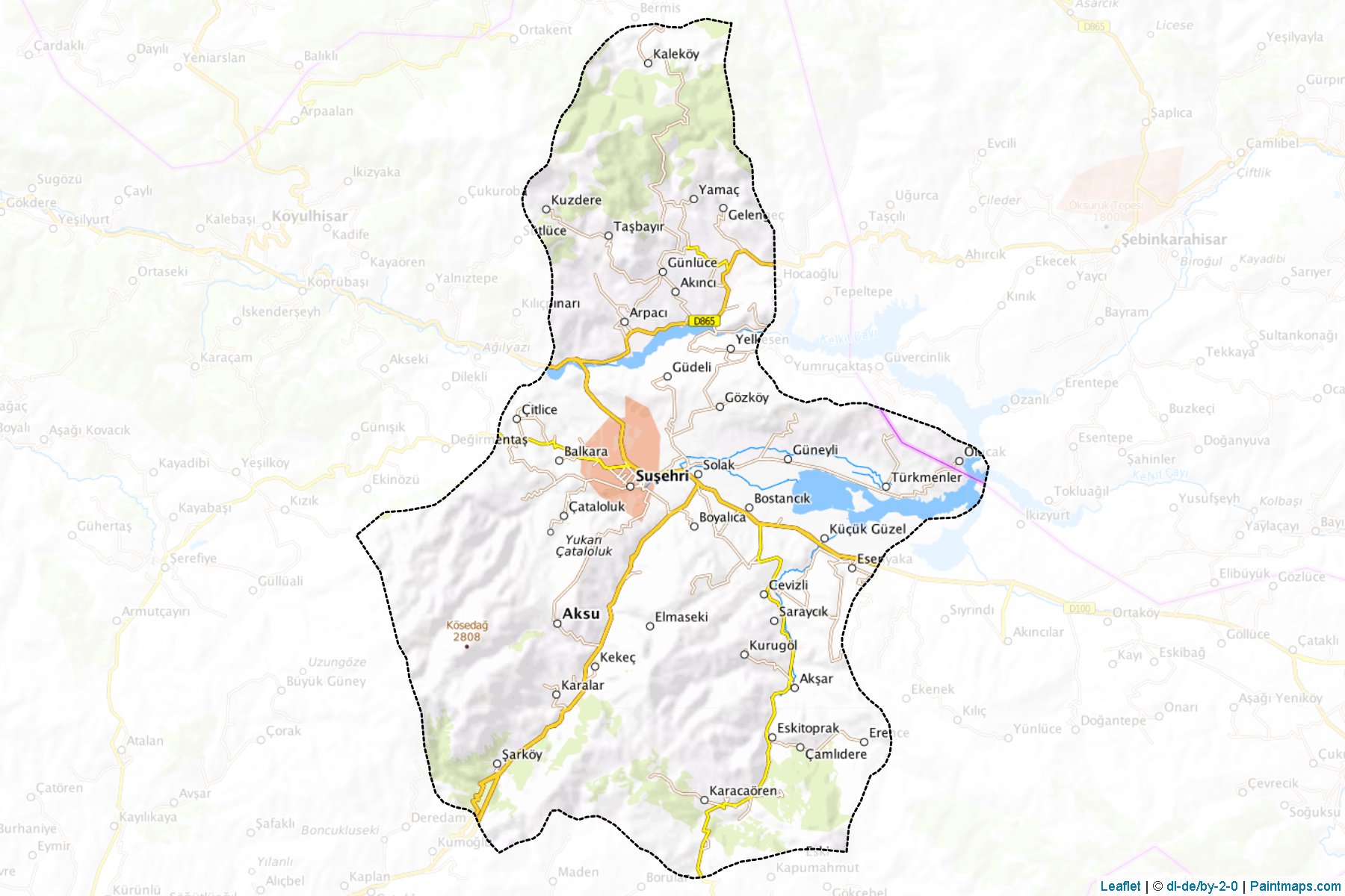 Susehri (Sivas) Map Cropping Samples-1