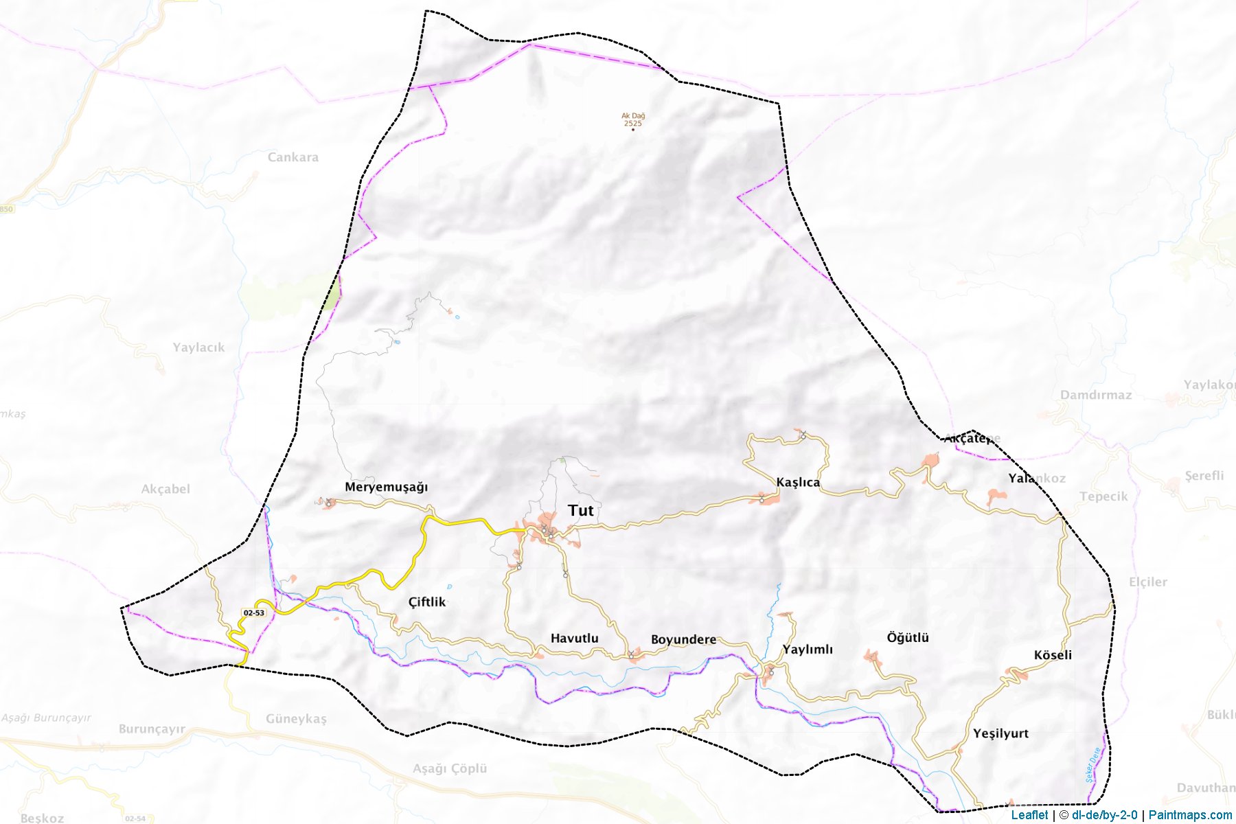 Tut (Adiyaman) Map Cropping Samples-1