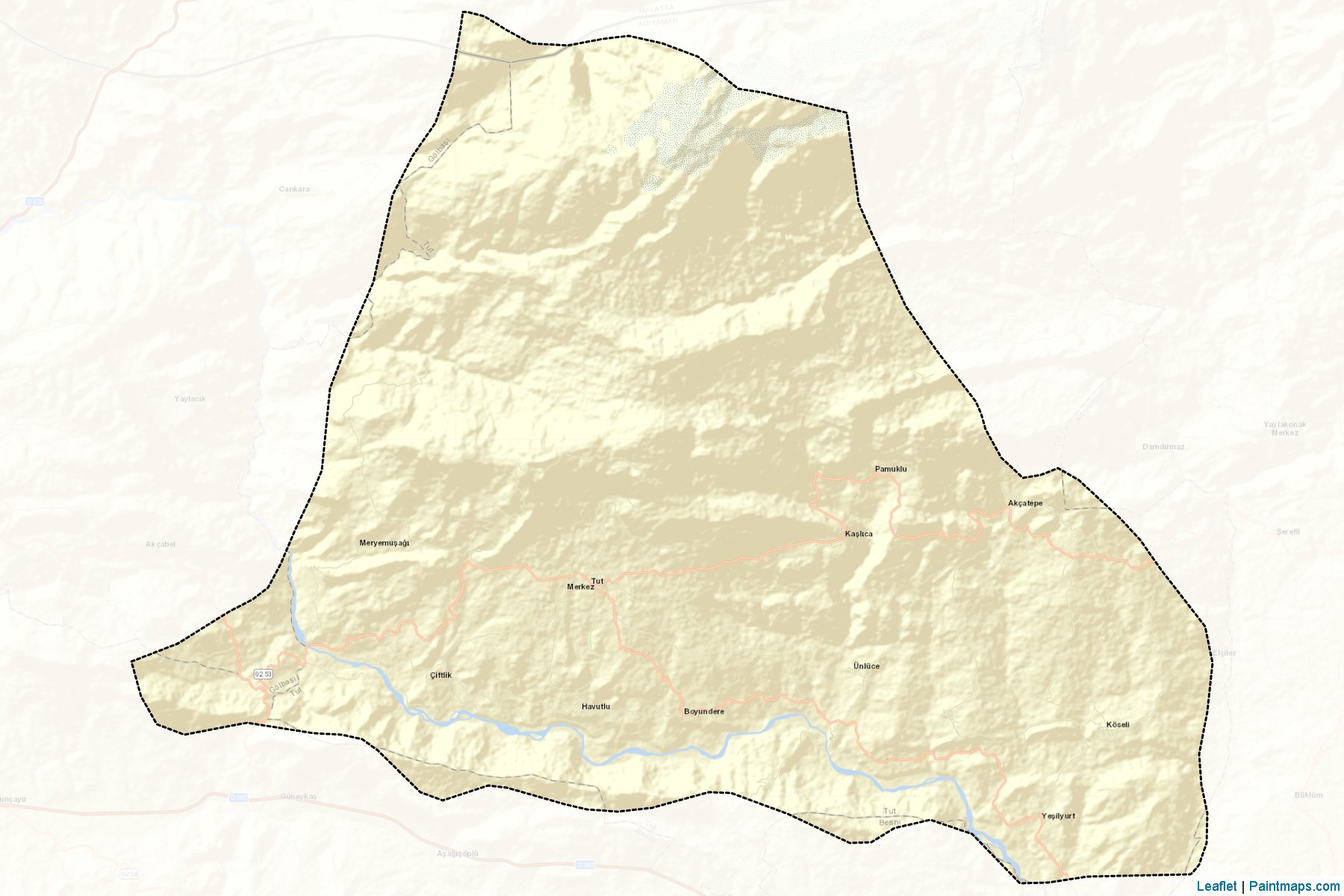 Tut (Adiyaman) Map Cropping Samples-2