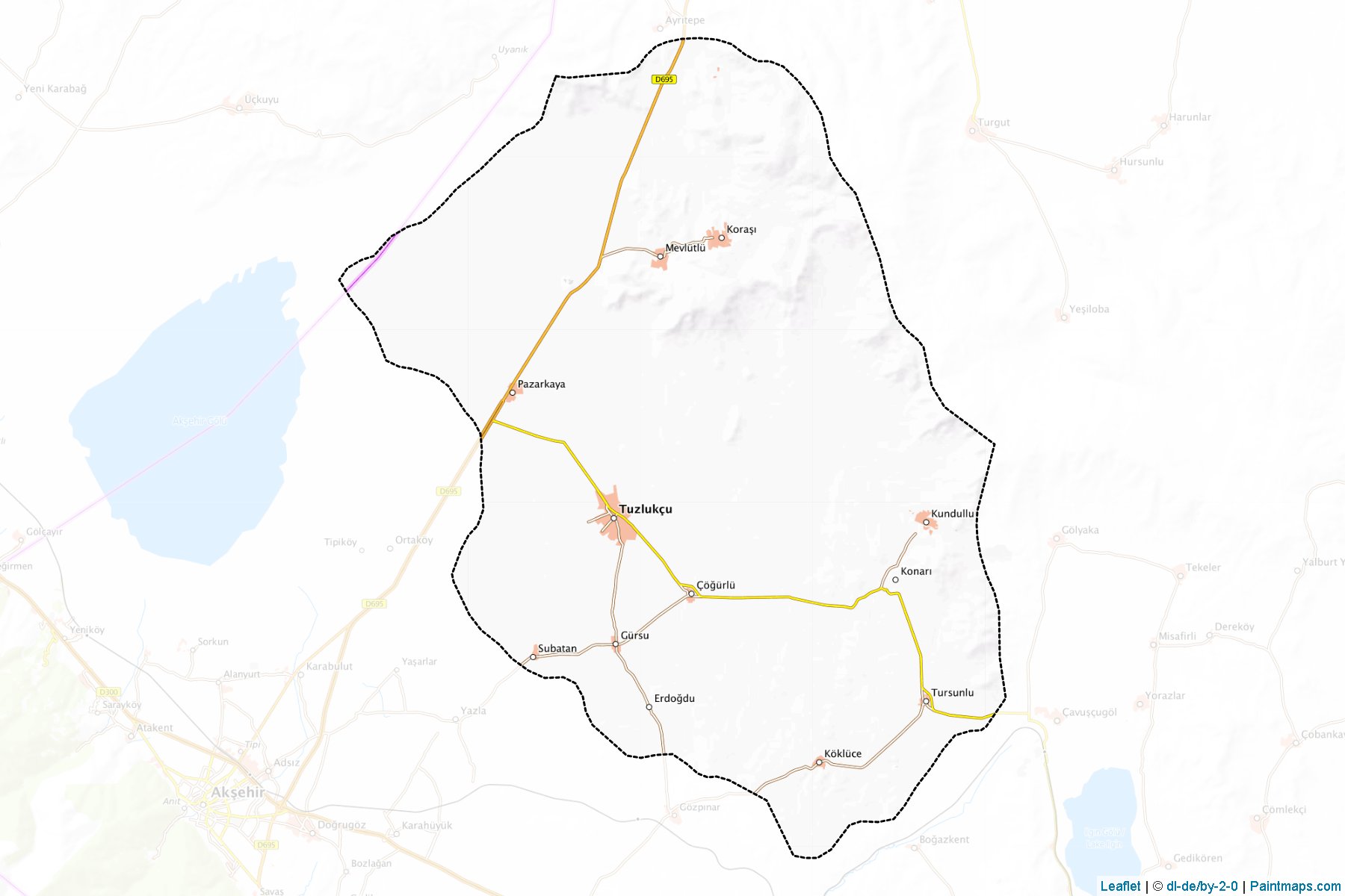 Tuzlukçu (Konya) Haritası Örnekleri-1